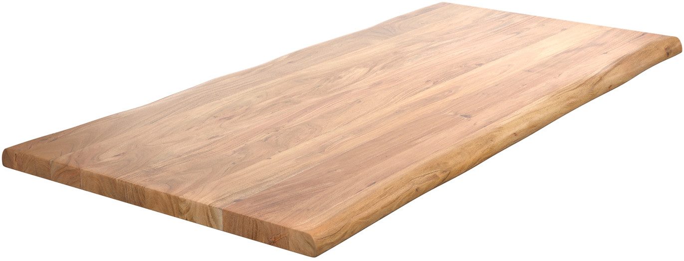 DELIFE Edge, Akazie Natur 200x100cm XL Live-Edge