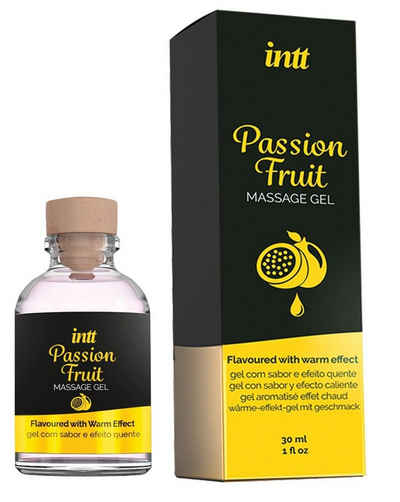 INTT Gleit- und Massagegel 30 ml - intt Massage Gel Passion Fruit 30ml