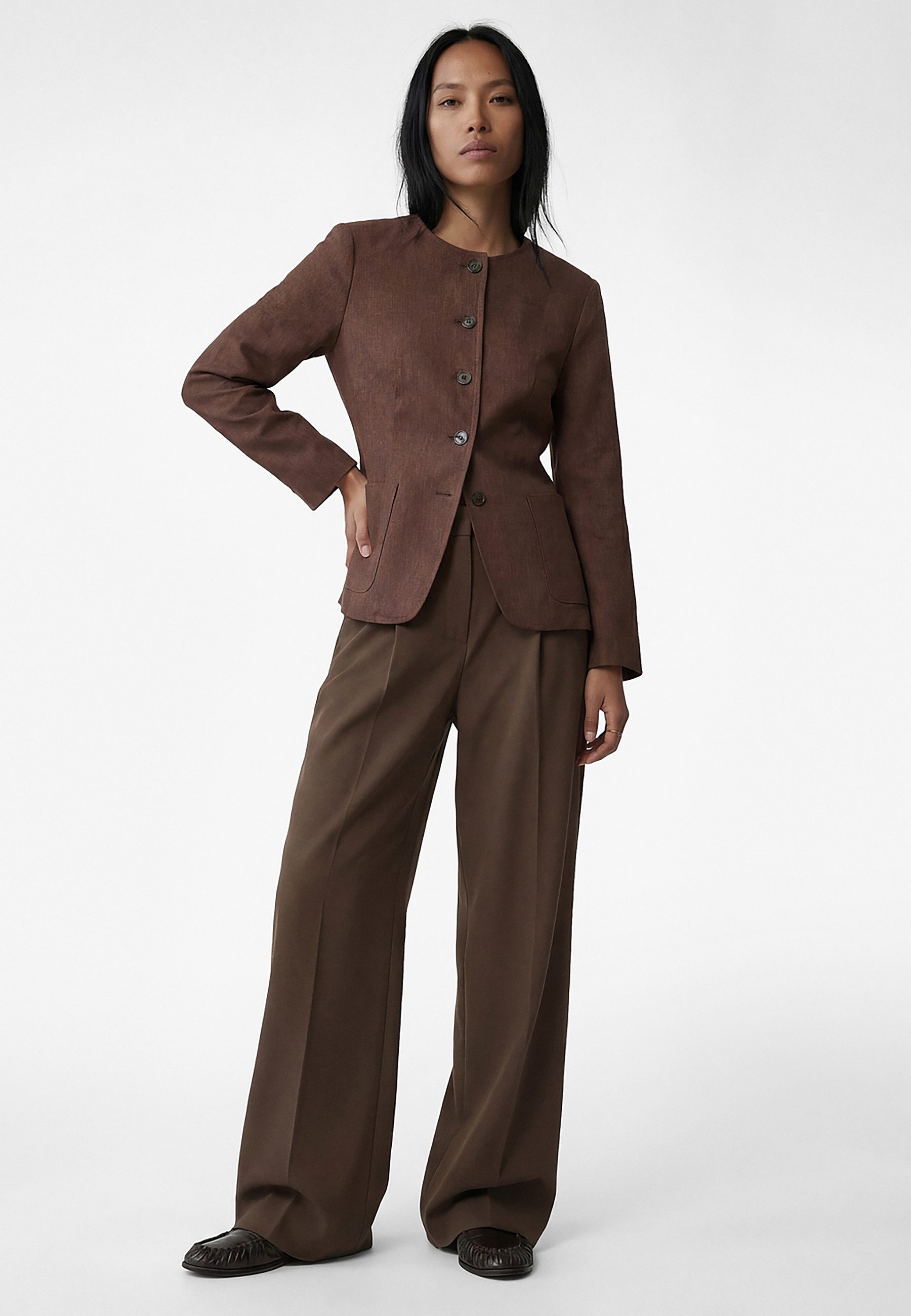 Jackenblazer Slim Klassisch Jackenblazer