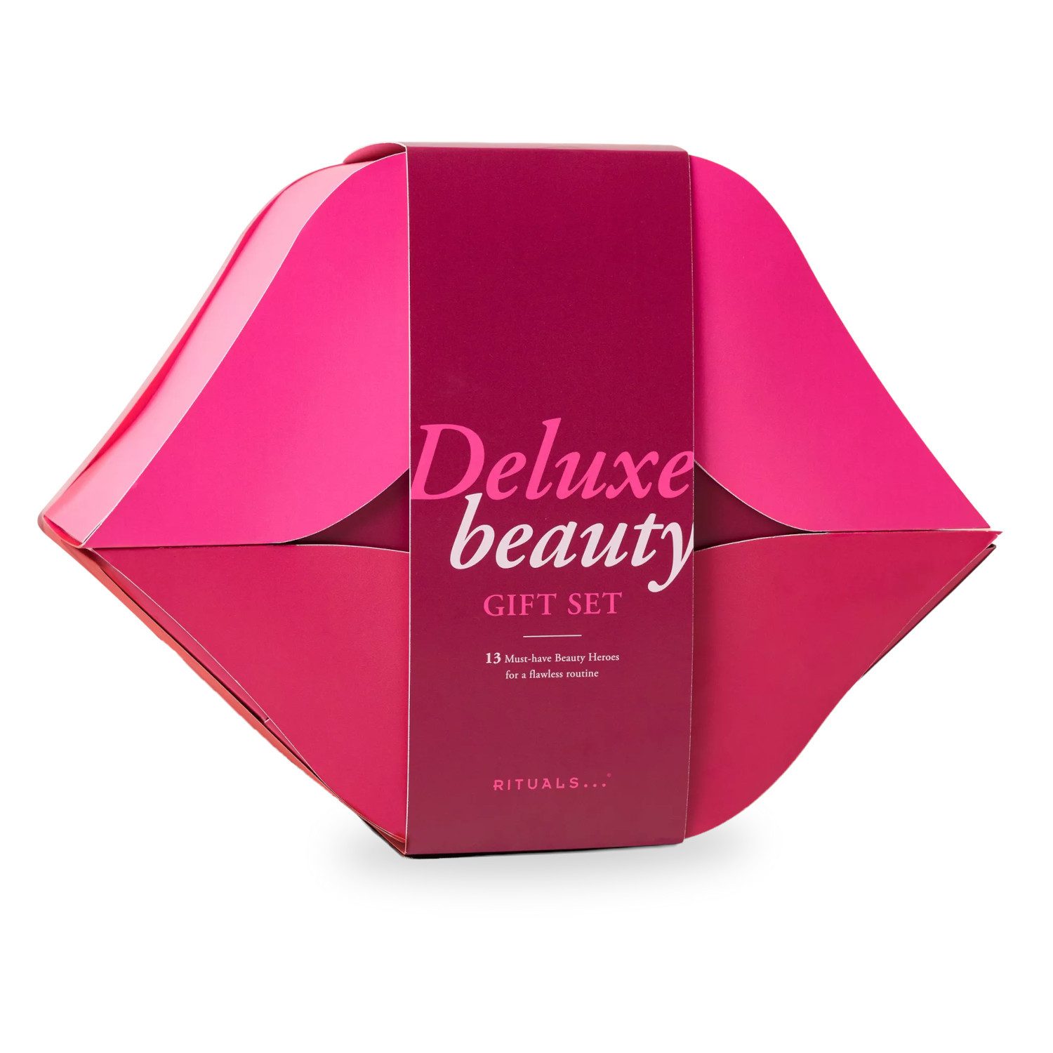 Rituals Adventskalender Rituals Deluxe Beauty Set – 13-tlg. Geschenkset in Lippen-Box (13-tlg), 13-tlg. Geschenkset Lippen-Box 5 Originalgrößen Inkl. Haarbürste