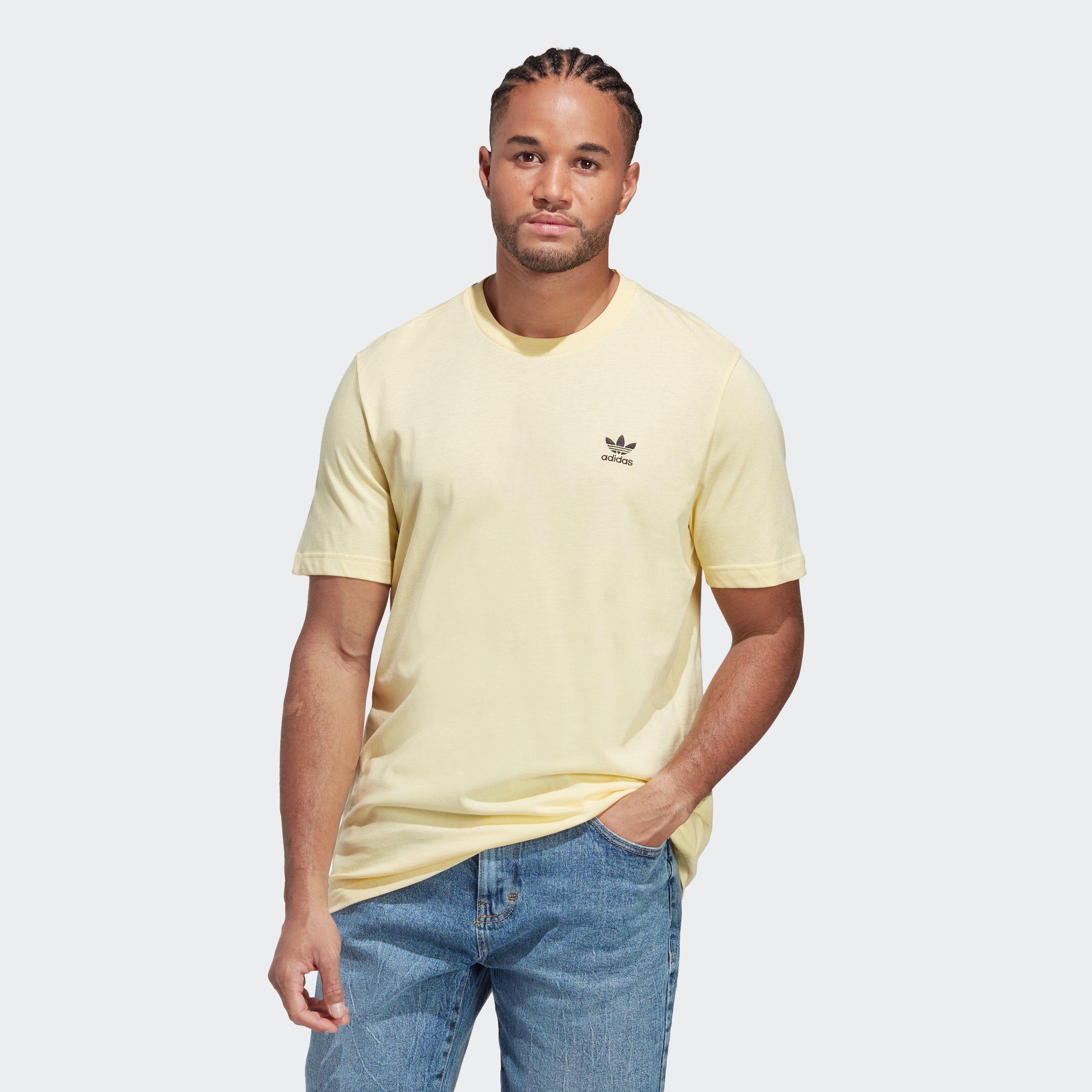 adidas Originals ESSENTIALS Yellow Almost TREFOIL T-Shirt