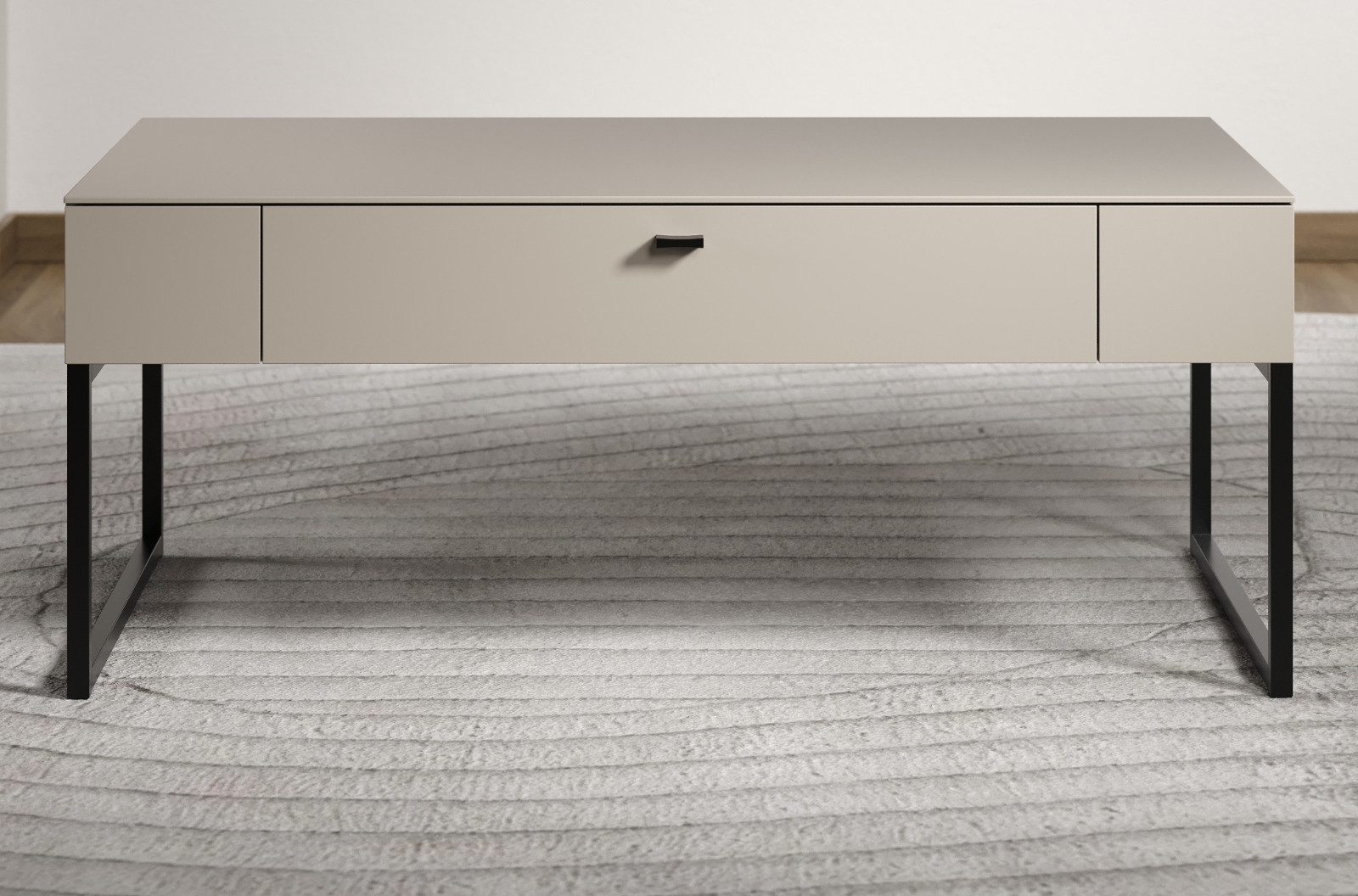 Furn.Design Couchtisch Alegro (Wohnzimmertisch in Cashmere / Sand, 110 x 68 günstig online kaufen