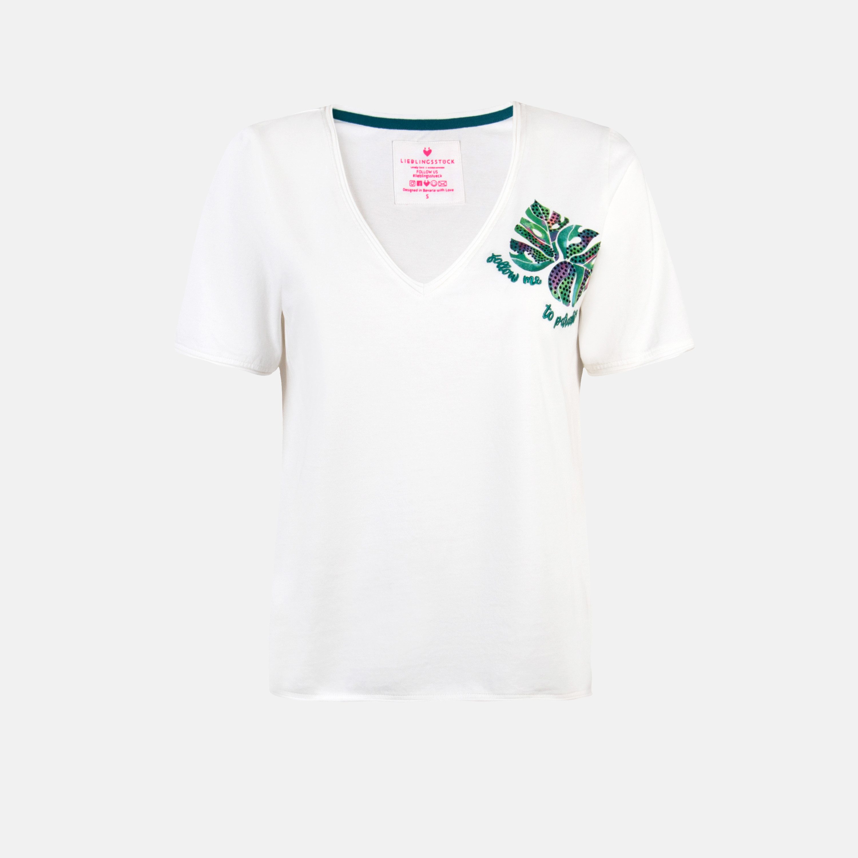 Lieblingsstück T-Shirt CalinaL mit Print und Glitzernieten