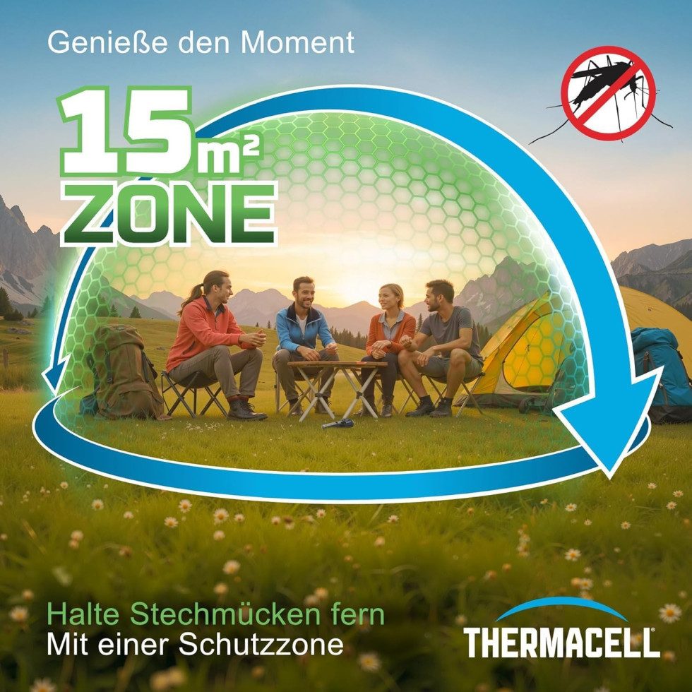 ThermaCell Insektenabwehrgerät Thermacell Mückenabwehr Protect Handgerät inkl.