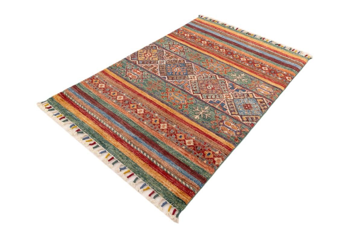 Orientteppich Arijana Nain Trading, Shaal Höhe: 84x123 mm rechteckig, Orientteppich, 5 Handgeknüpfter