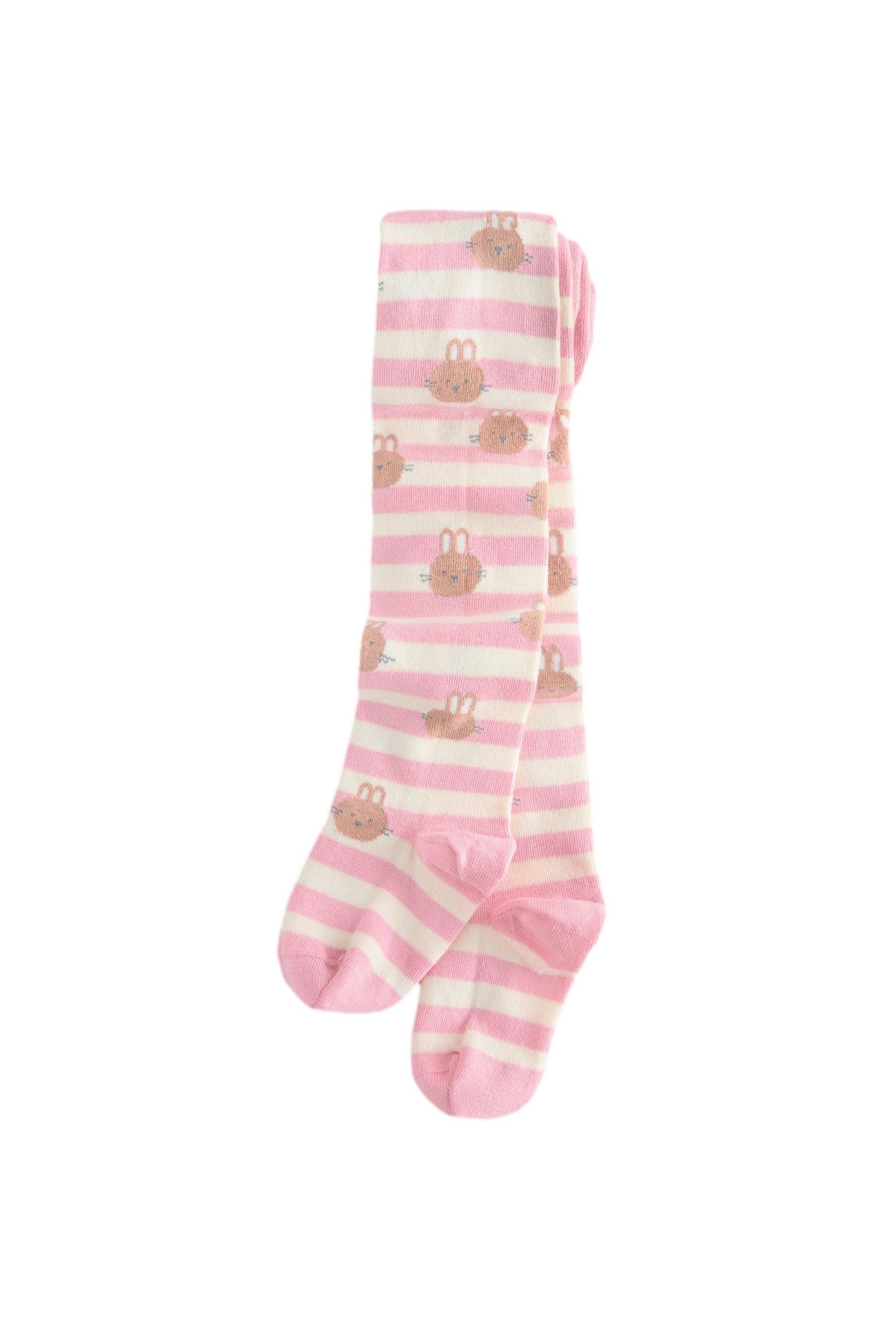 Strumpfhose Strumpfhose mit hohem Baumwollanteil Hasenmotiv