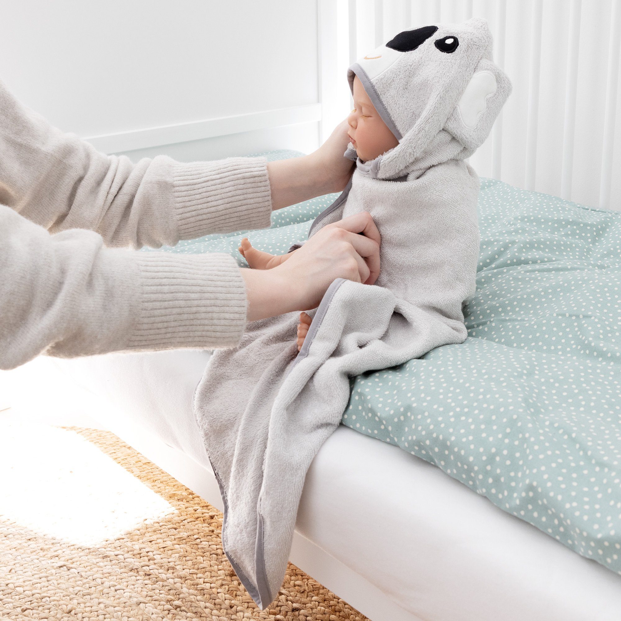 Navaris Badetuch Baby Handtuch mit Kapuze günstig online kaufen