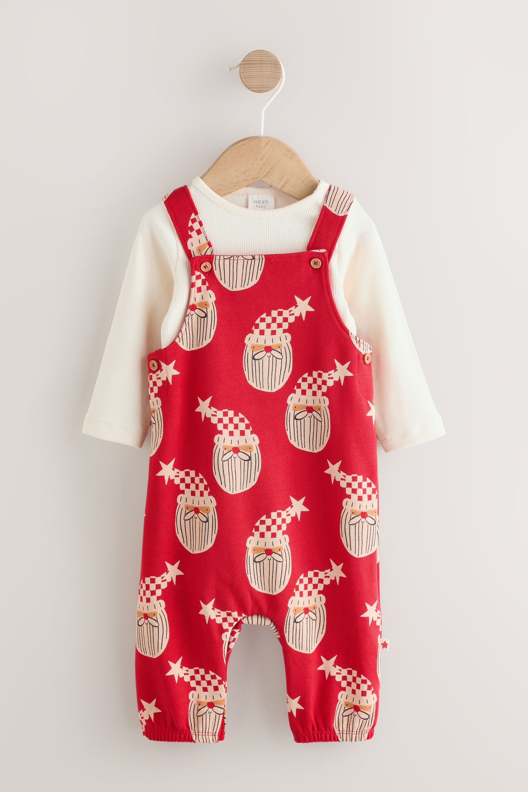 Body & Hose Baby-Set mit Jersey-Latzhose und Bodysuit