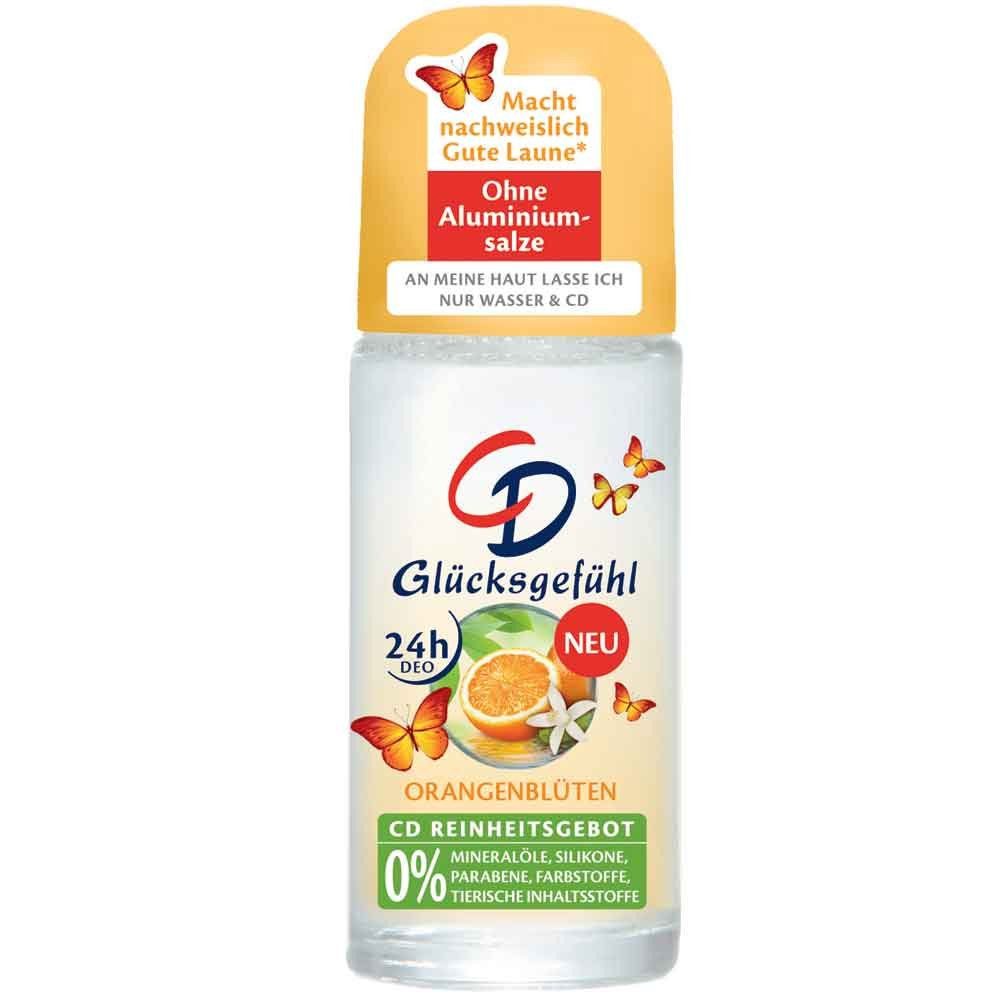 CD Deo-Roller 1x CD Deo Roll-on Glücksgefühl 50ml, 1-tlg., ohne Aluminium