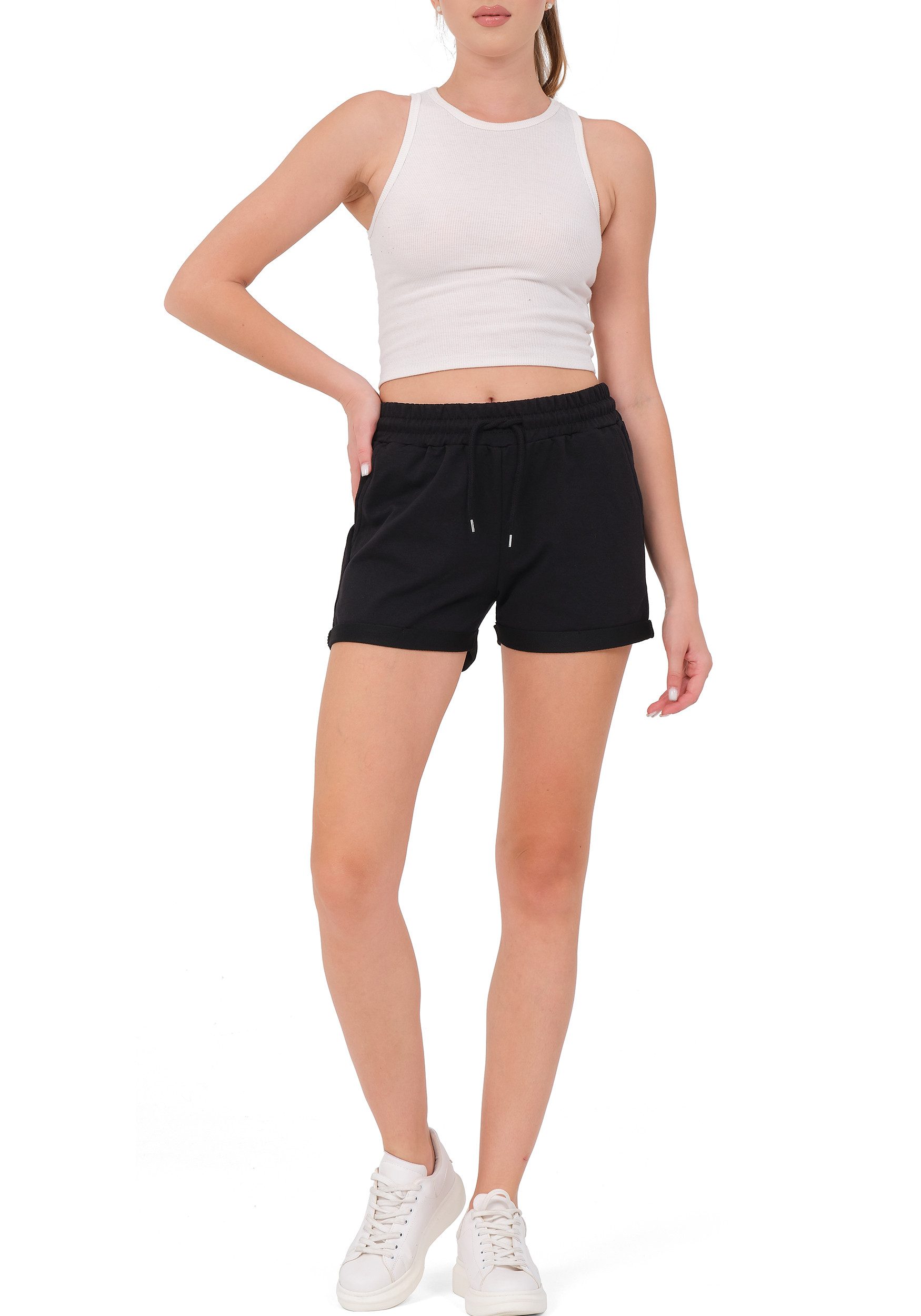 S&S Sweatshorts Kurze Hose Damen Somen Shorts Kurzen Laufshorts Hosen Baumw günstig online kaufen