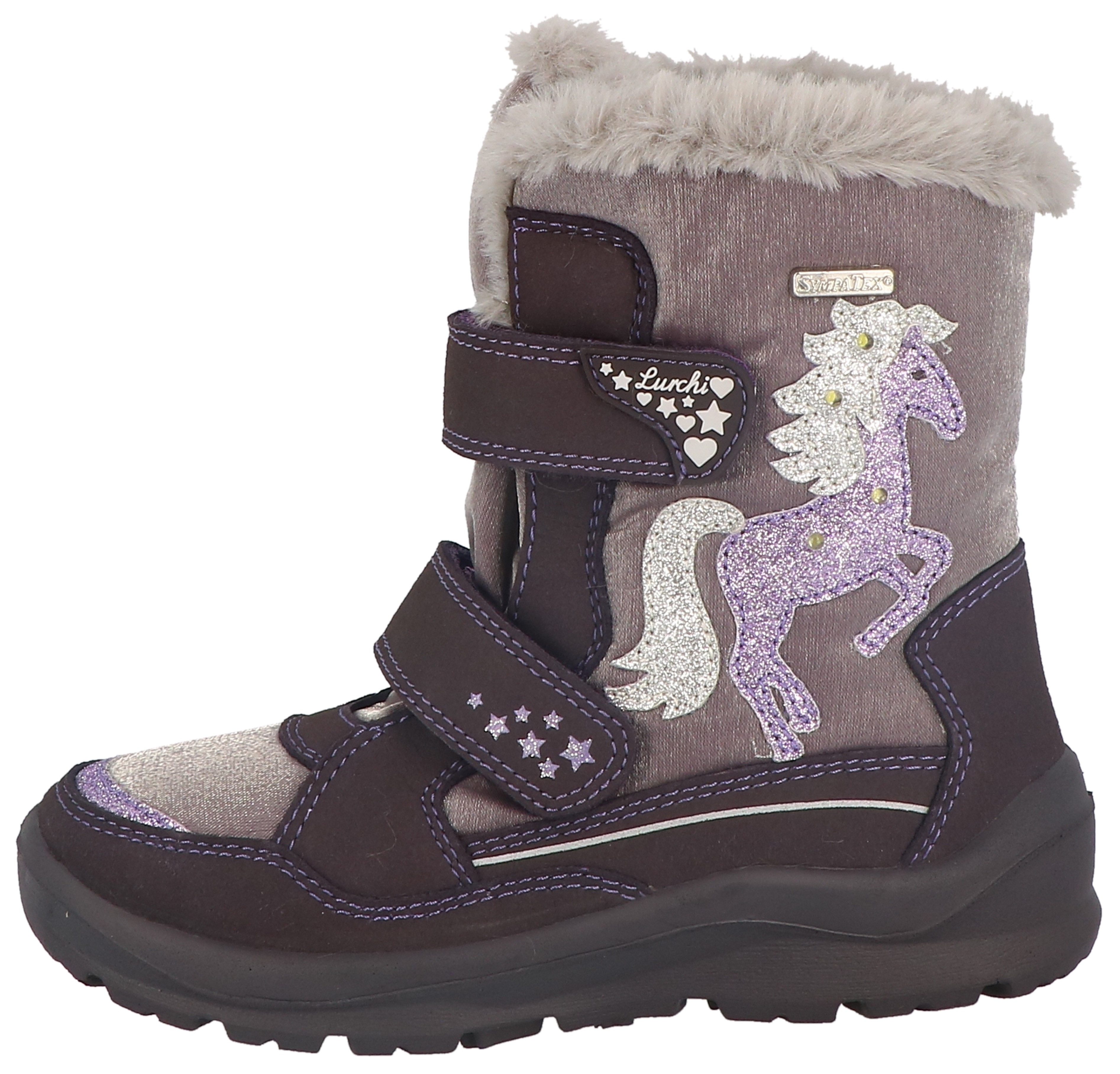 Lurchi Kanani-SYMPATEX Blinkschuh Winterstiefel Winterboots mit Blinkfunktion, Größenschablone zum Download