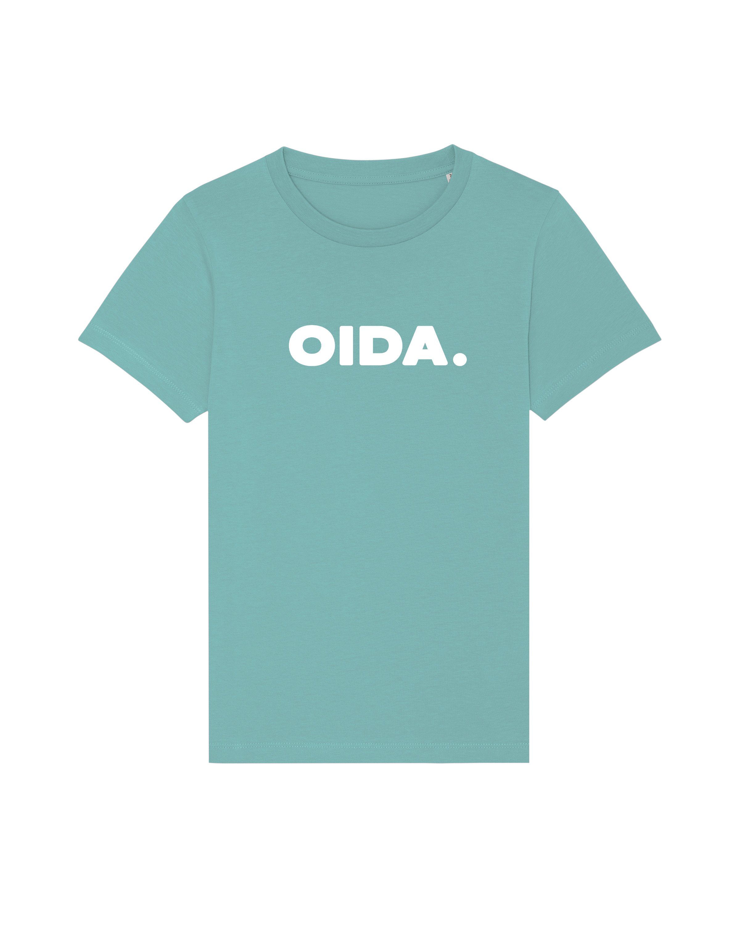 wat? Apparel Print-Shirt Oida (1-tlg) Teal Monstera | T-Shirts