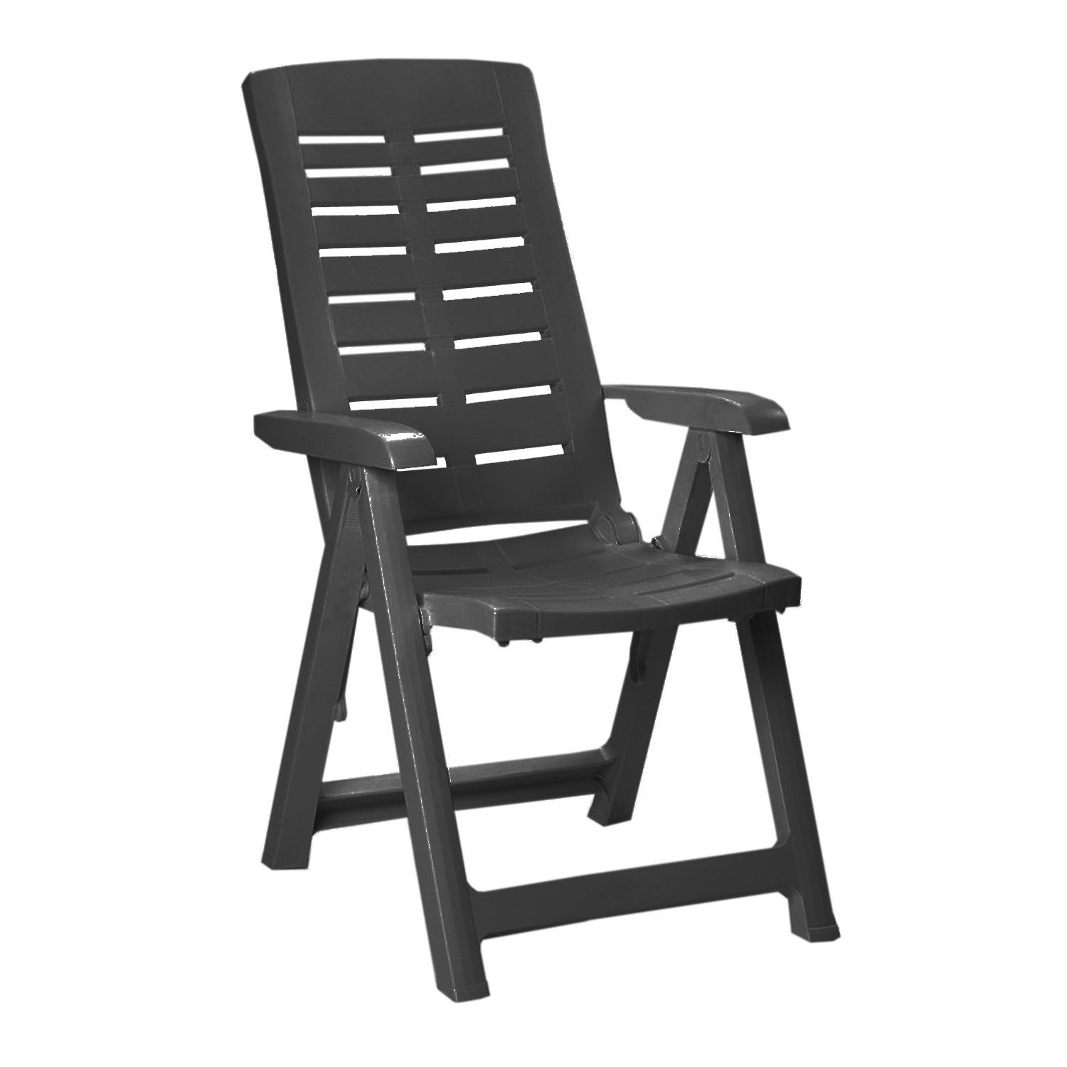 Mojawo Armlehnstuhl Klappstuhl Gartenstuhl Hochlehner Kunststoff günstig online kaufen
