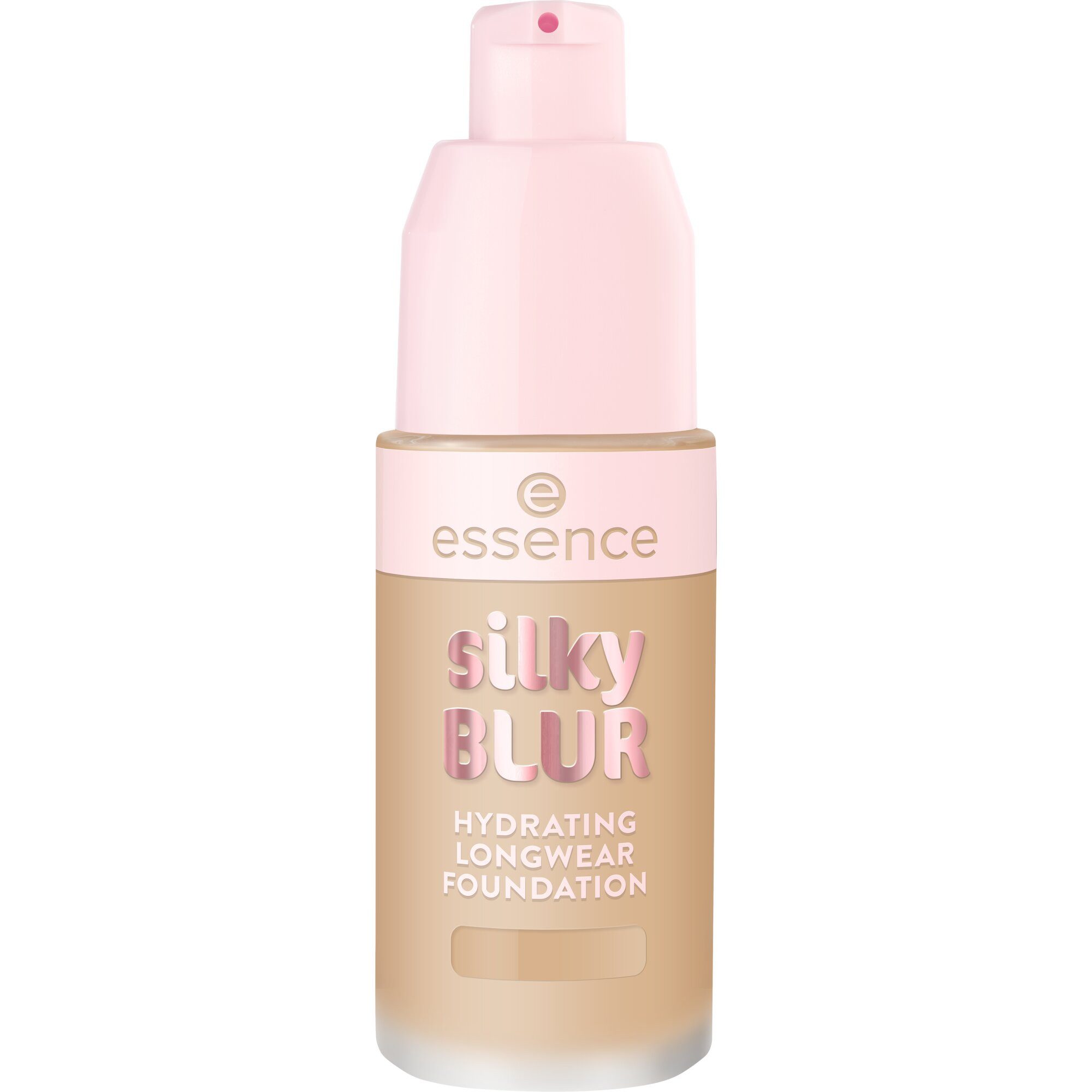 Essence Foundation SILKY BLUR HYDRATING LONGWEAR FOUNDATION, 3-tlg.