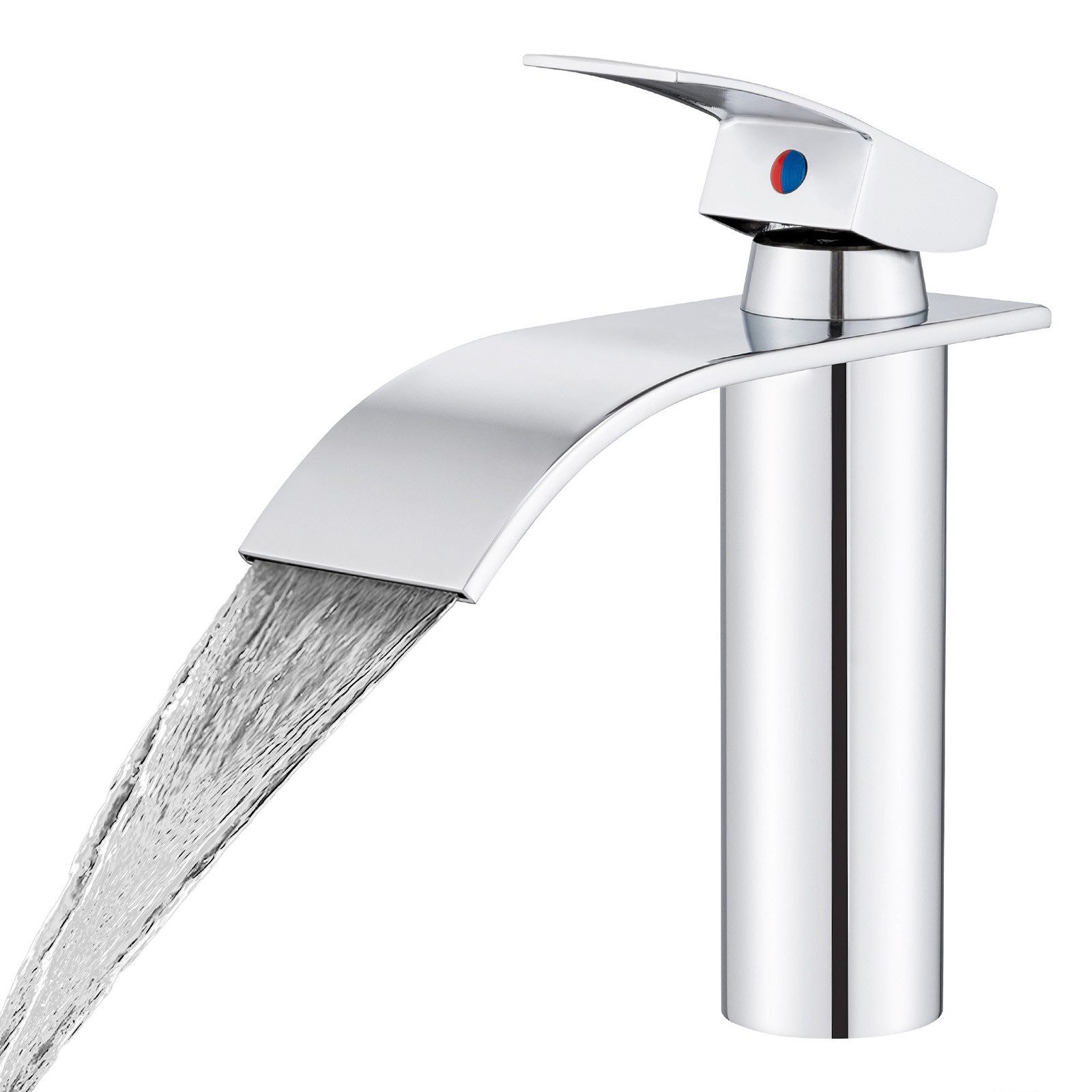 HOMELODY Waschtischarmatur Wasserfall Wasserhahn Armatur Waschbeckenarmatur günstig online kaufen