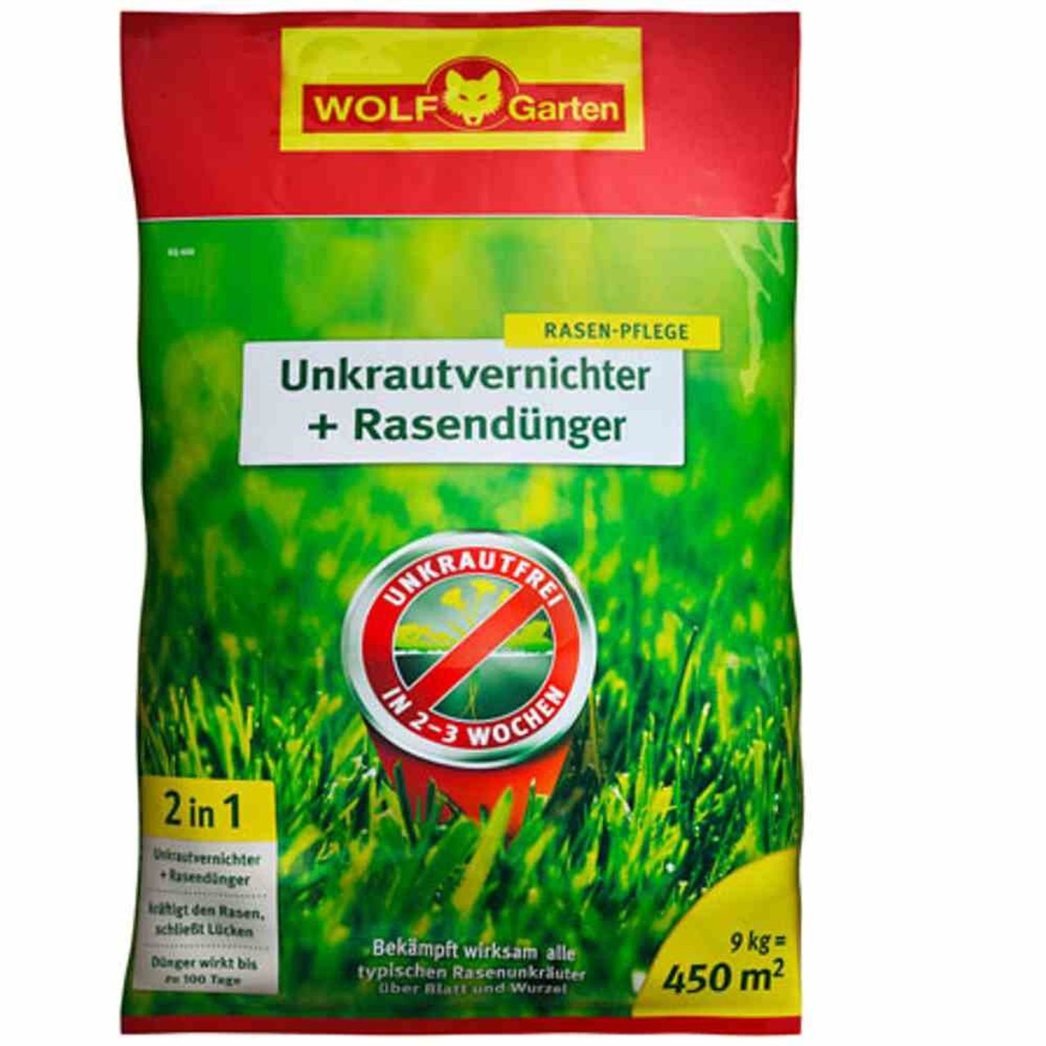 Pflanzendünger SQ450 Unkrautvernichter und Rasendünger 9 kg