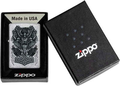 Zippo Feuerzeug ZIPPO Thor Hammer Viking Wikinger Feuerzeug Sturmfeuerzeug