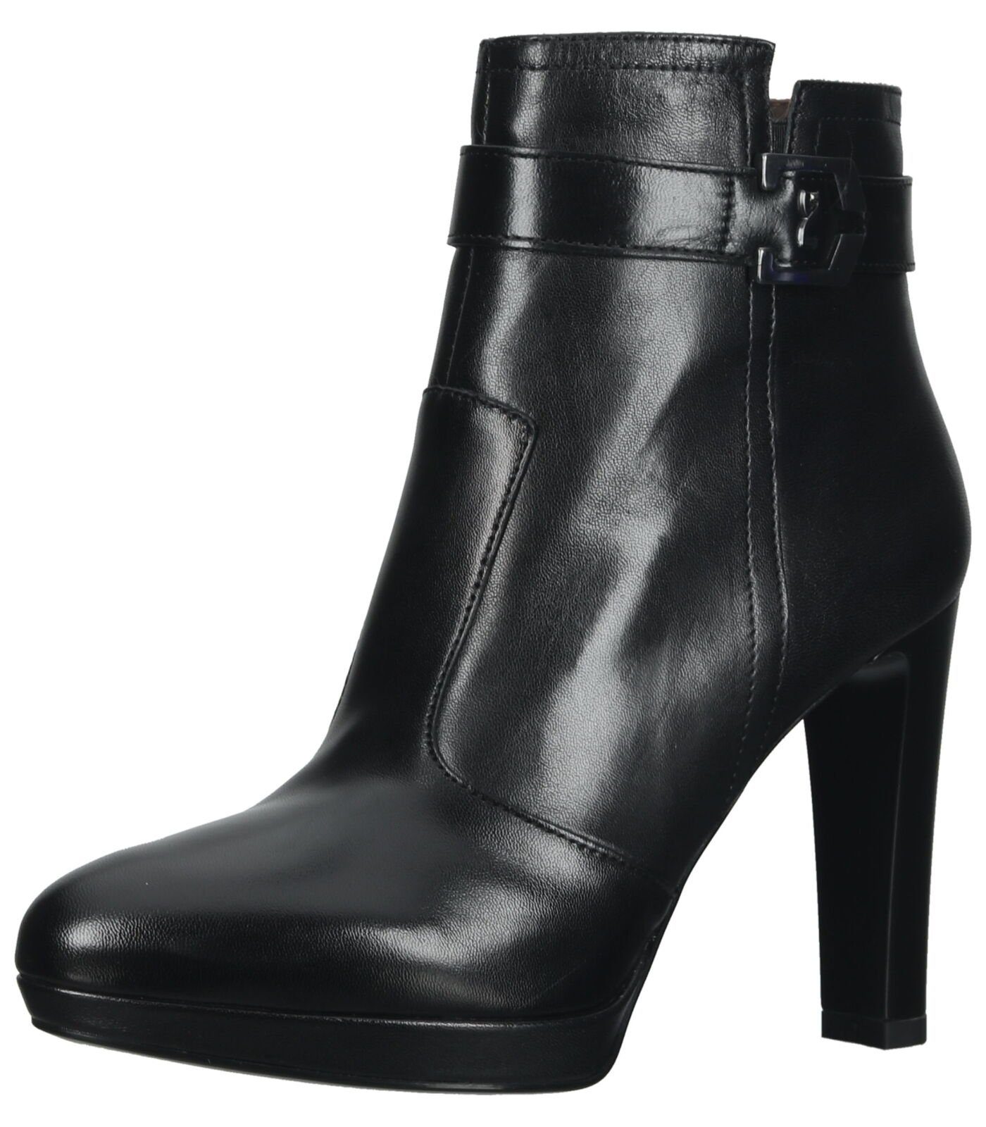 Nero Stiefelette Leder Giardini High-Heel-Stiefelette