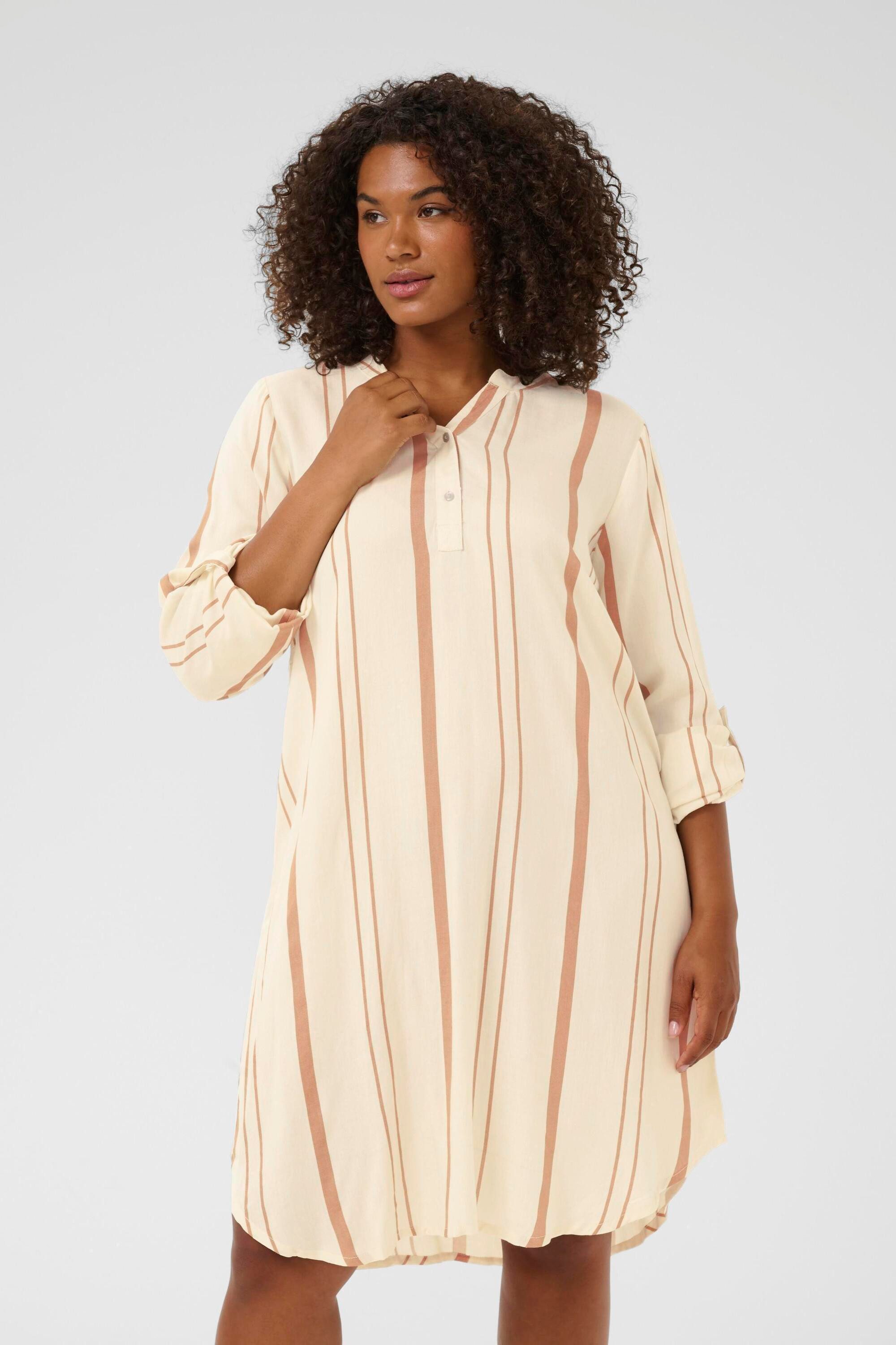 KAFFE Curve Blusenkleid Kleid KCmilana Große Größen