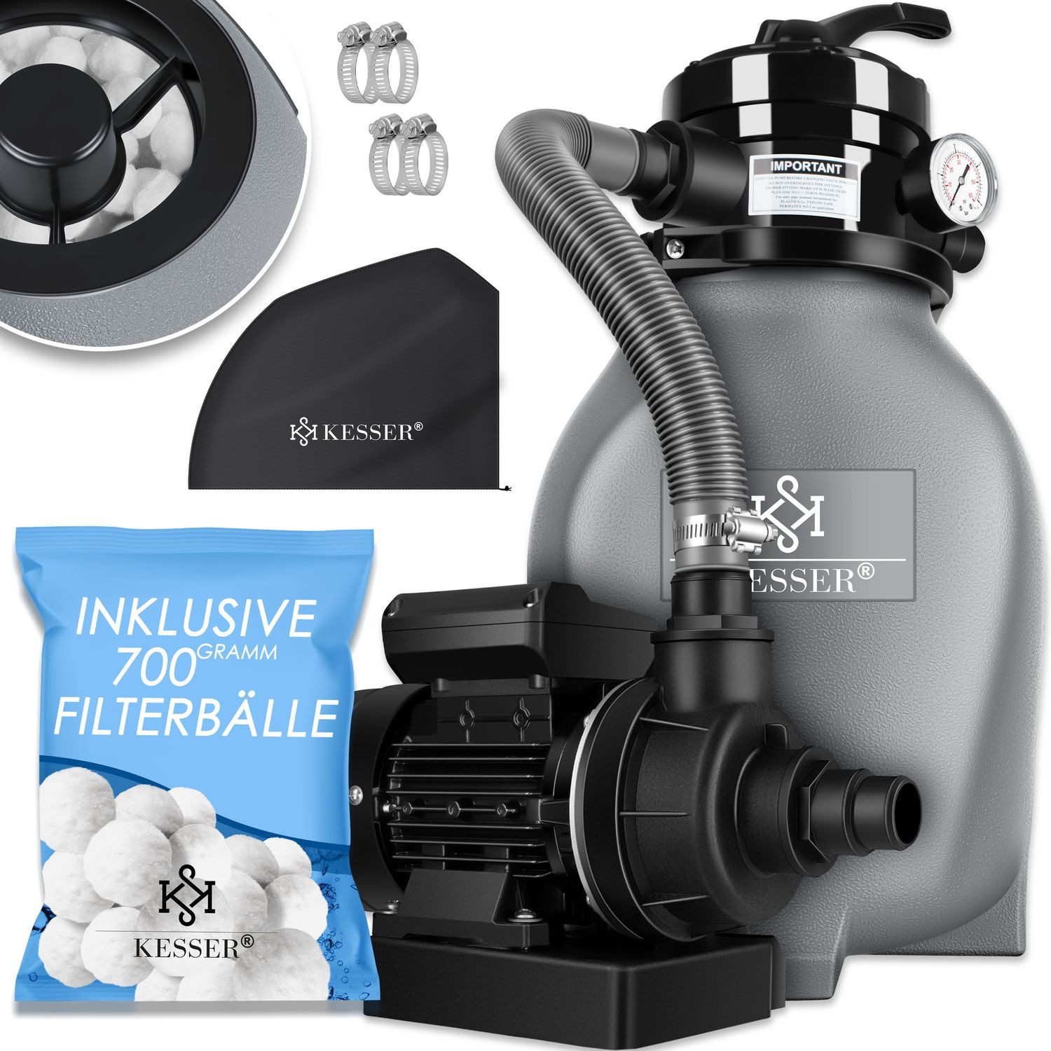 KESSER Sandfilteranlage, Sandfilter Sandfilteranlage 700g Filterbälle günstig online kaufen