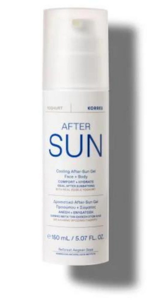 Korres After Sun-Gel Joghurt 150ml, Kühlendes After Sun-Gel