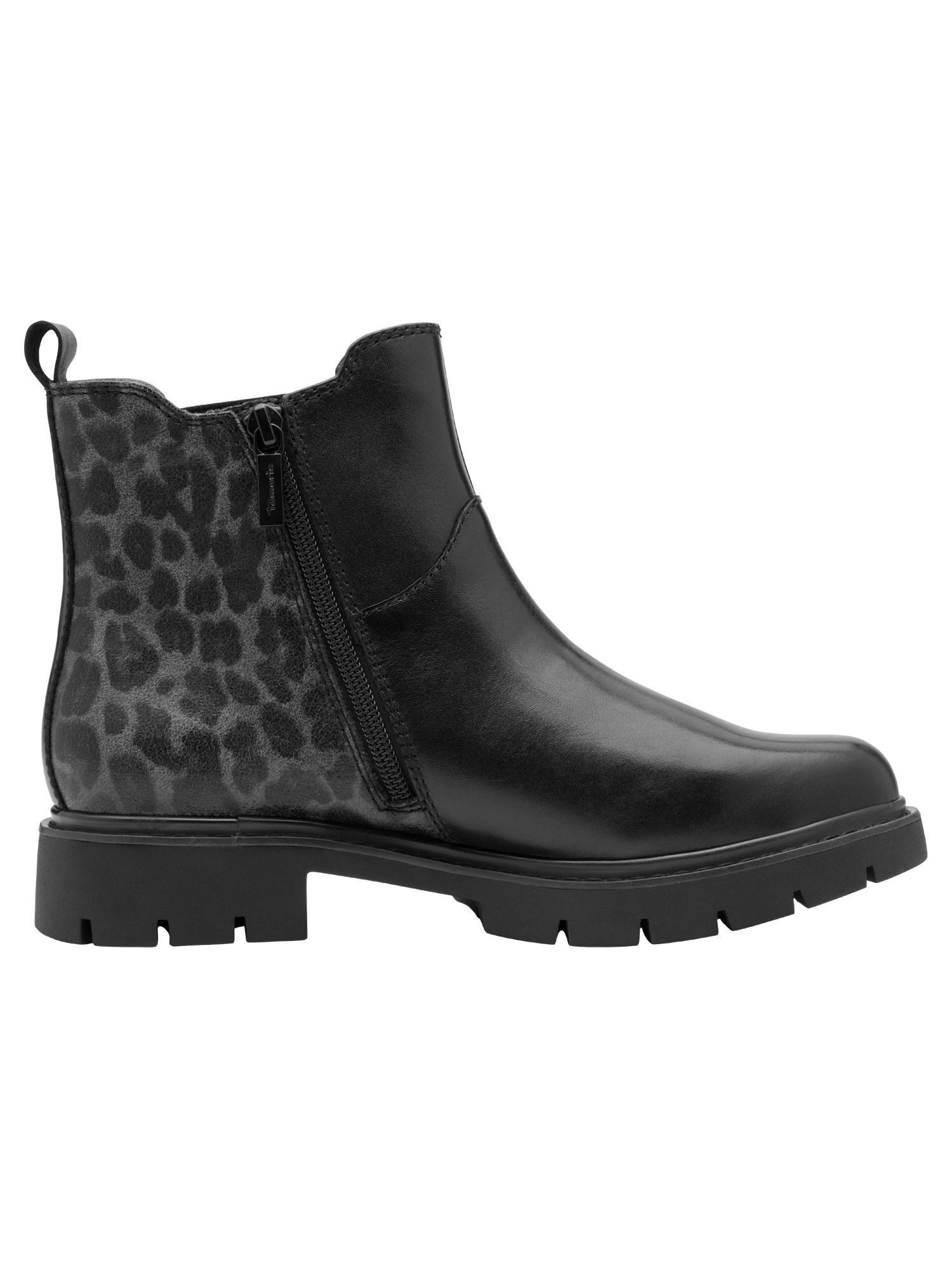 Tamaris WIDE FIT comfortFit, Removable Sock aus Leder Chelseaboots comfortFit