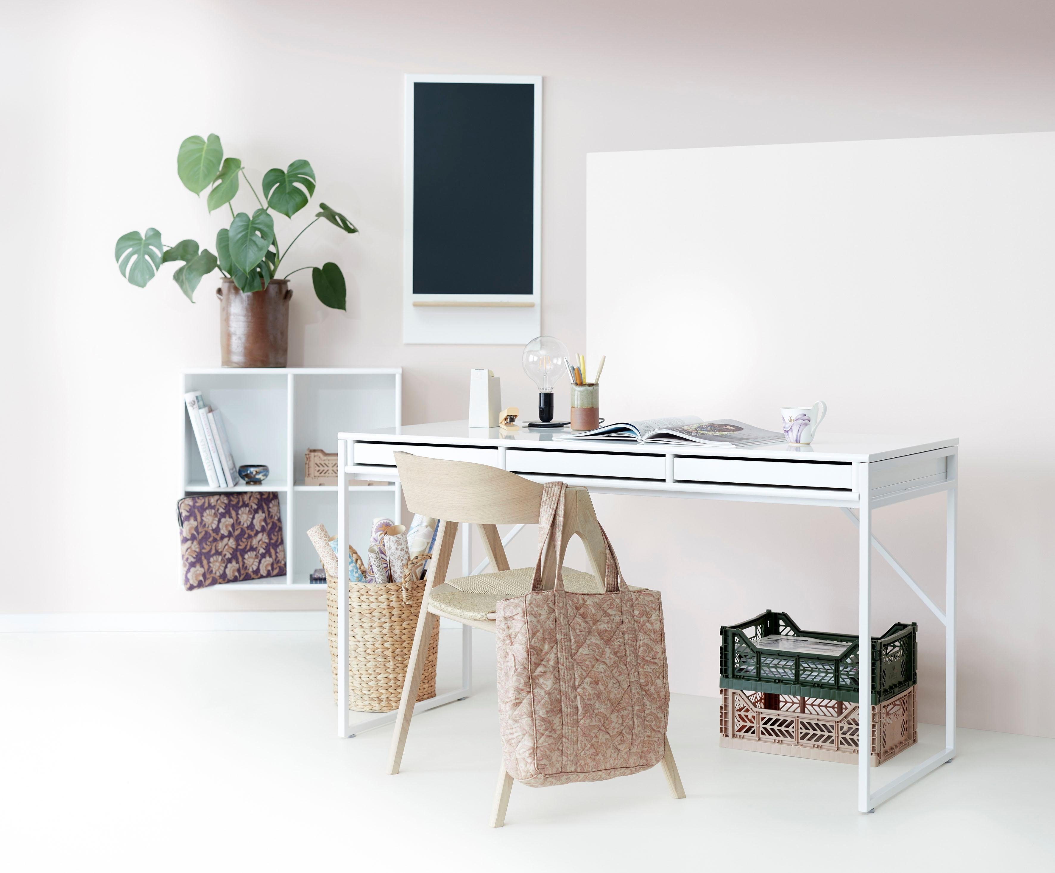 Hammel Furniture Schreibtisch Mistral Bürotisch, Arbeitstisch, Tisch, Computertisch, mit Gestell, B: 137,4 cm, Designmöbel