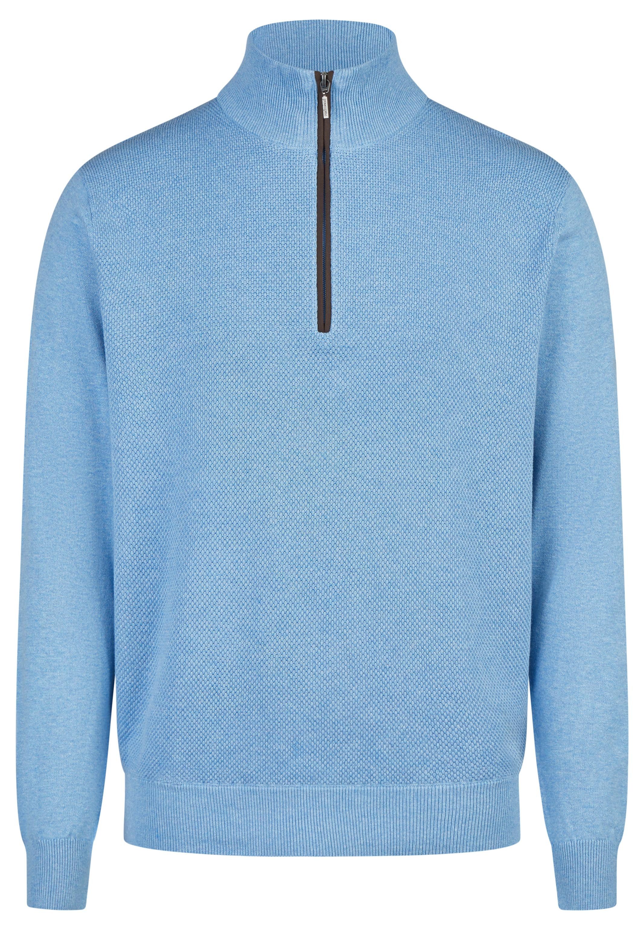Redmond Strickpullover Basic (1-tlg) Troyer - Baumwolle - Atmungsaktiv günstig online kaufen
