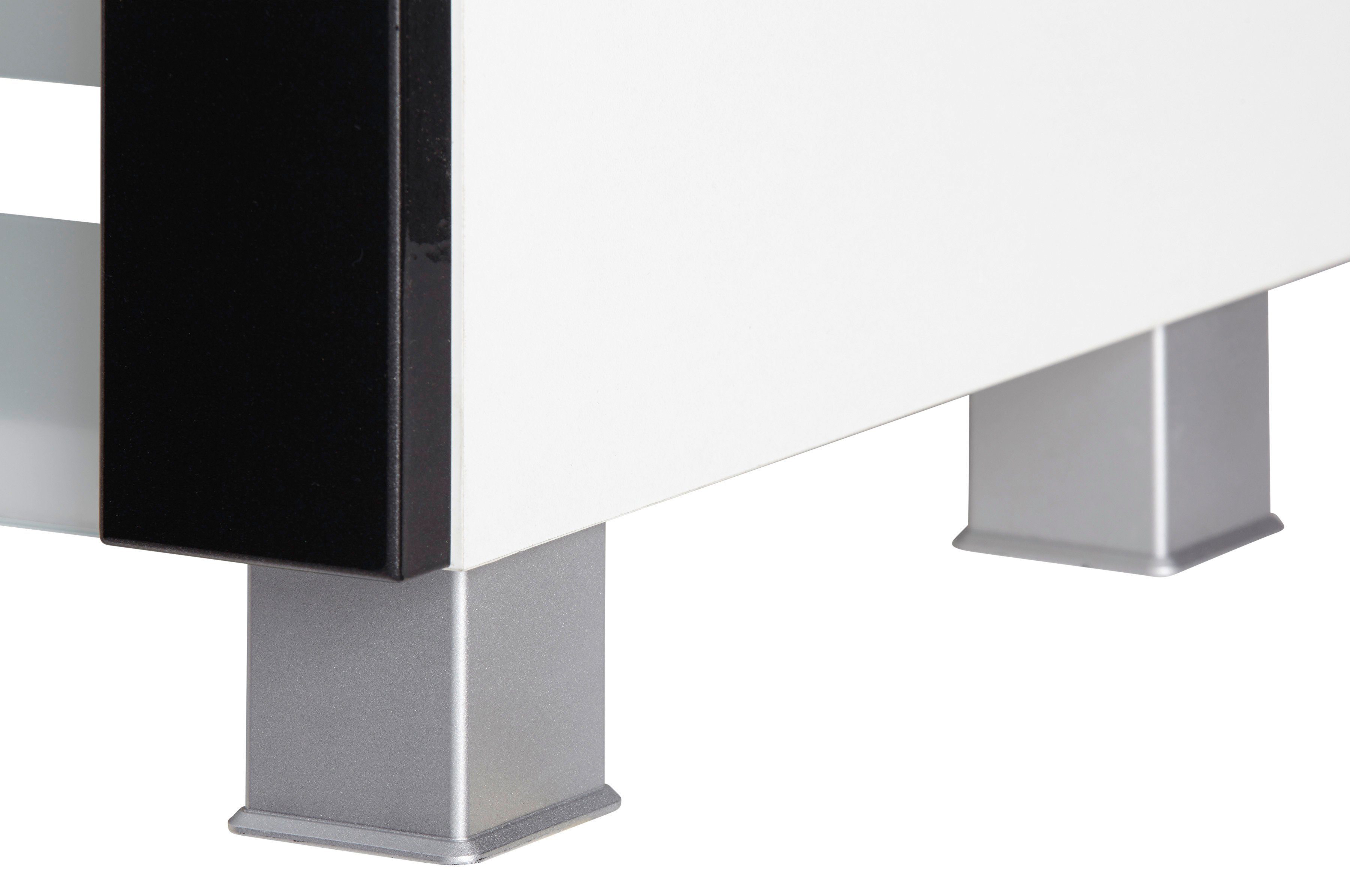 welltime Waschbeckenunterschrank Jaca Breite 60 cm, mit MDF Hochglanz-Fronten – Bild 5 von 5
