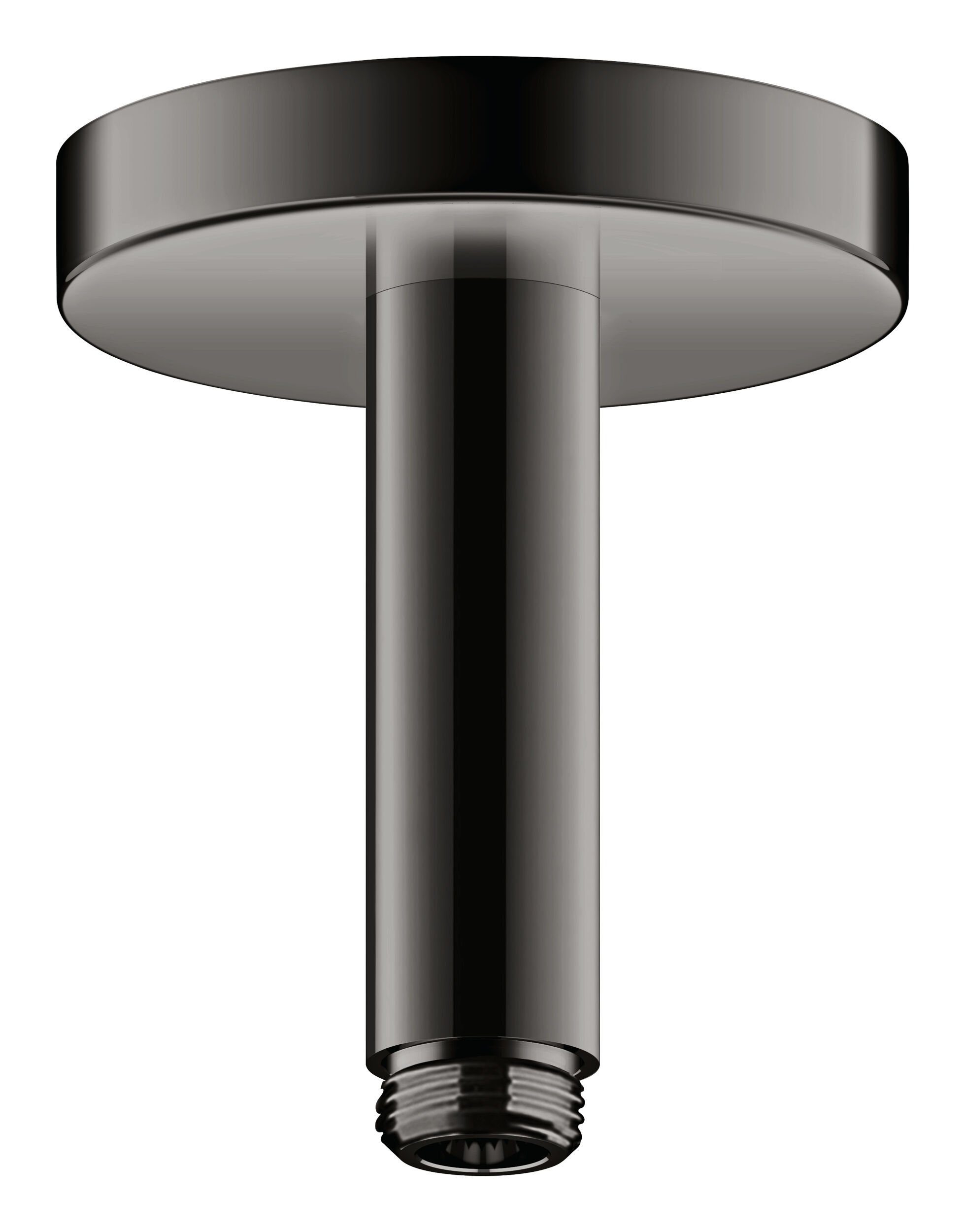 hansgrohe Deckenanschlussrohr Axor ShowerSolutions, Deckenanschluss 100 mm - Polished Black Chrome