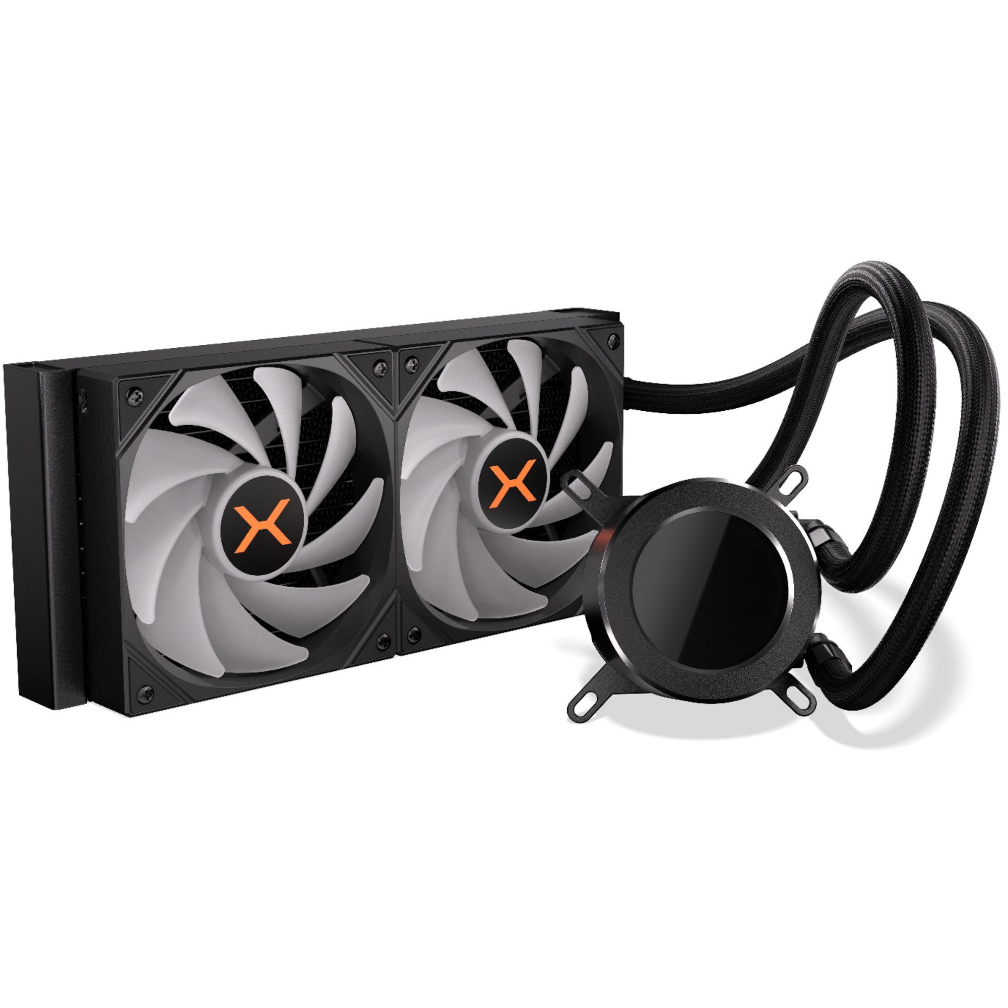 Krux CPU Kühler Krux HydroGlance 240 LCD, Wasserkühlung