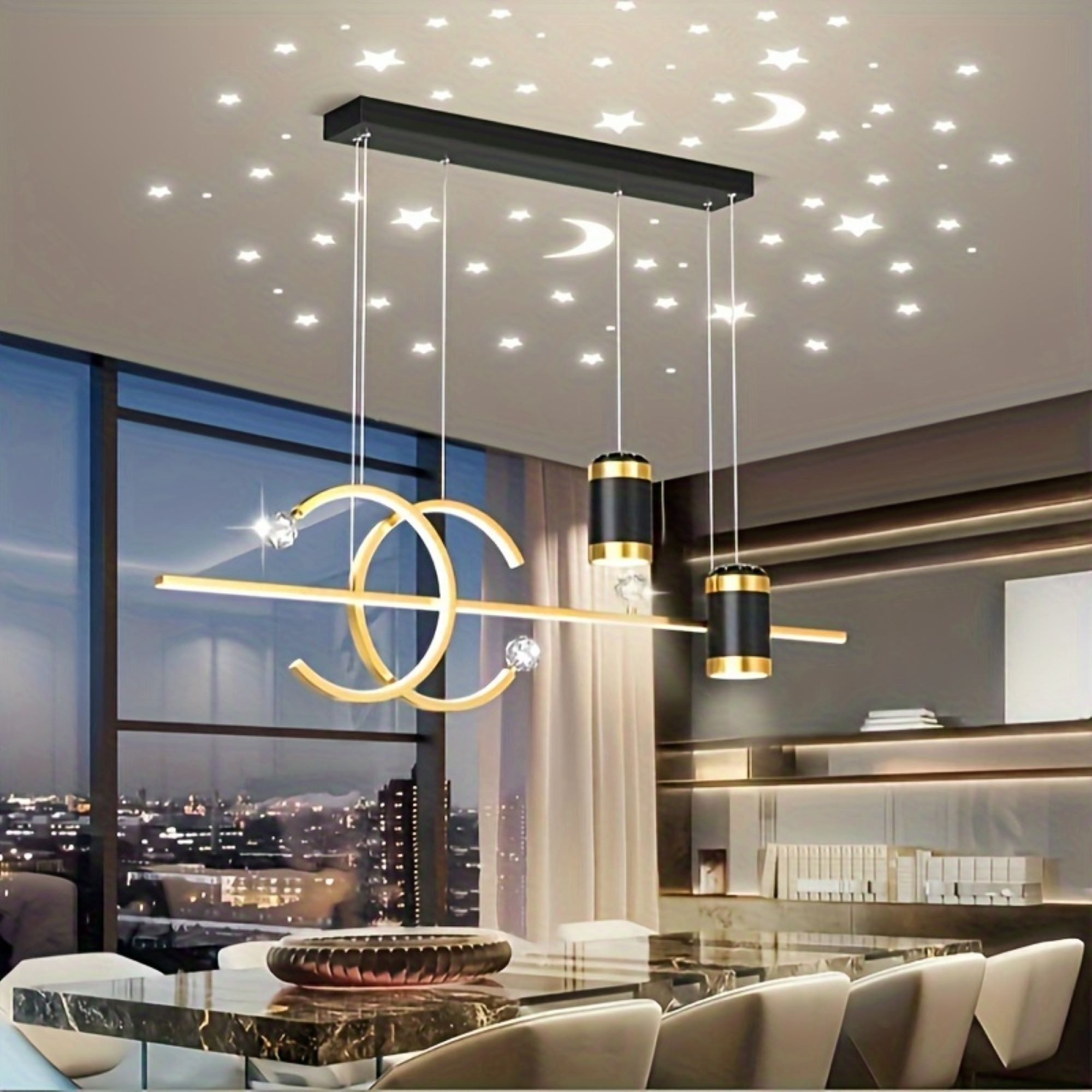 JDONG LED Pendelleuchte moderner luxuriöser, 3 günstig online kaufen
