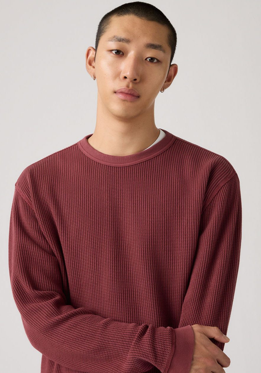 Levi's® Langarmshirt Waffelstruktur