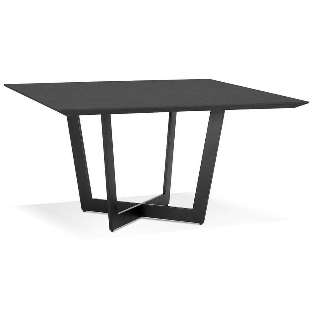 KADIMA DESIGN Esstisch FRIEDRICH Tisch Holz Küchentisch Schwarz Esszimmer