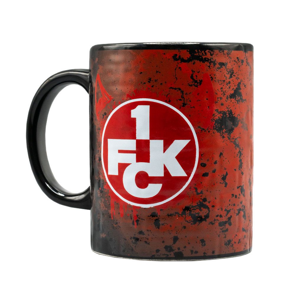 VertriebsArena GmbH Becher FCK Tasse Mauer Logo, Keramik