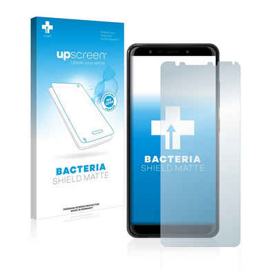 upscreen Schutzfolie für Wiko View Go, Displayschutzfolie, Folie Premium matt entspiegelt antibakteriell