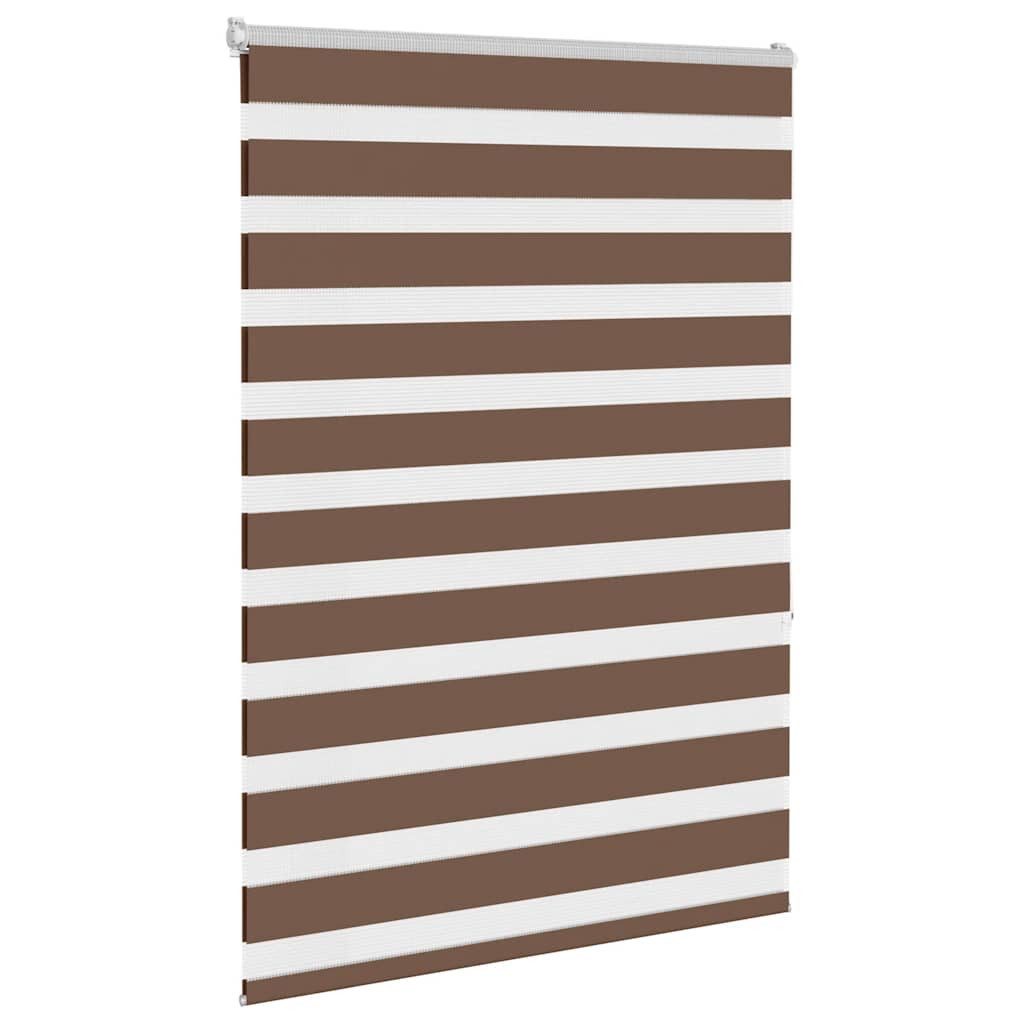 Rollo Doppelrollo Braun 95x150 cm Stoffbreite 90,9 cm Polyester, vidaXL