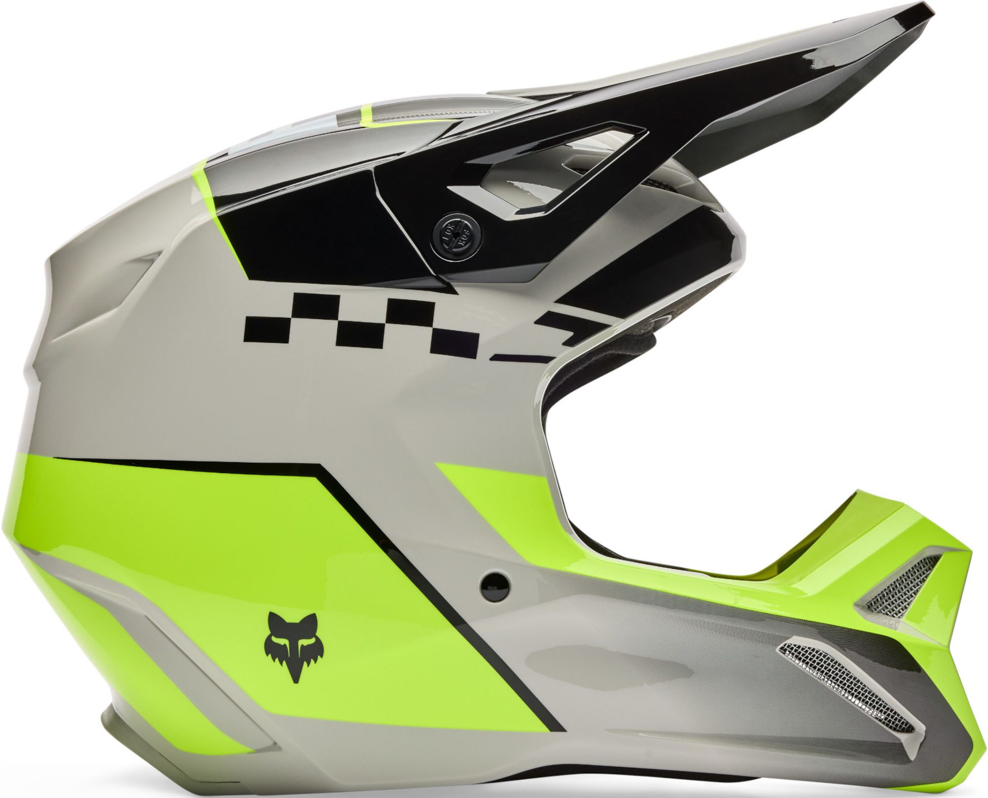 Fox Racing Motorradhelm V1 Collect Jugend Motocross Helm, Belüftet