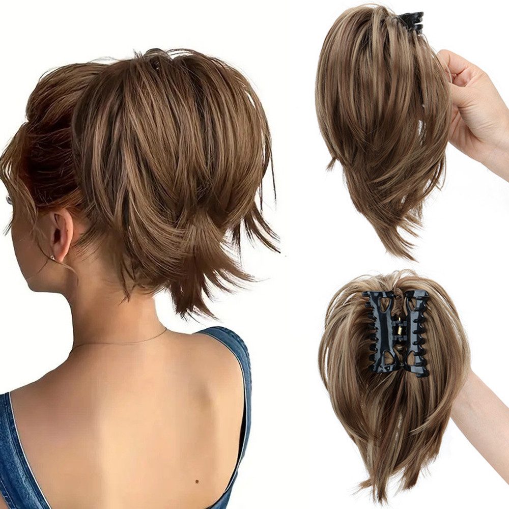 Coonoor Haarspange kurzes Pferdeschwanz-Brötchen, Украшения для волос einfach Scrunchie