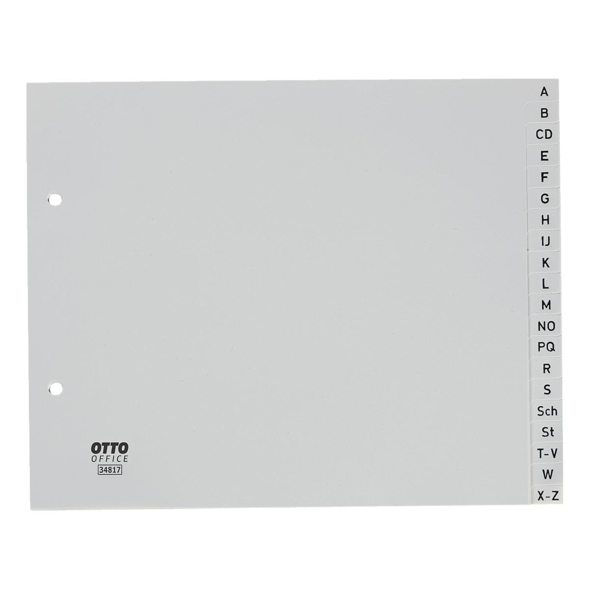 Otto Office Aktenordner, Register A-Z, 1/2 DIN A4, 20-tlg., Kunststoff