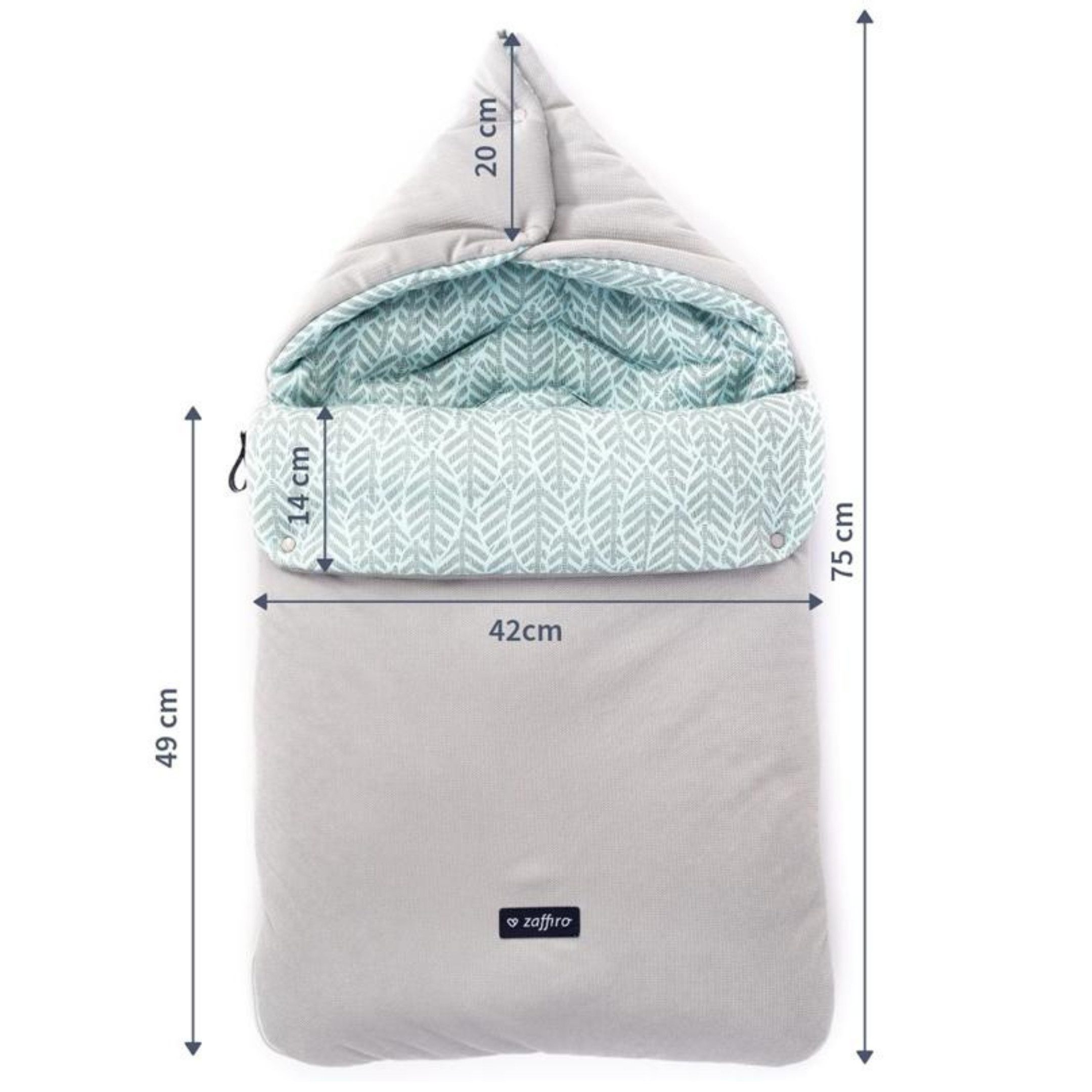 Zaffiro Fußsack Baby Fußsack 5in1, Kinderwagen, Autoschale oder Jogger (1-tlg), Made in EU, Besonders Komfortabel, Kuschelsack für entspannte Ausflüge
