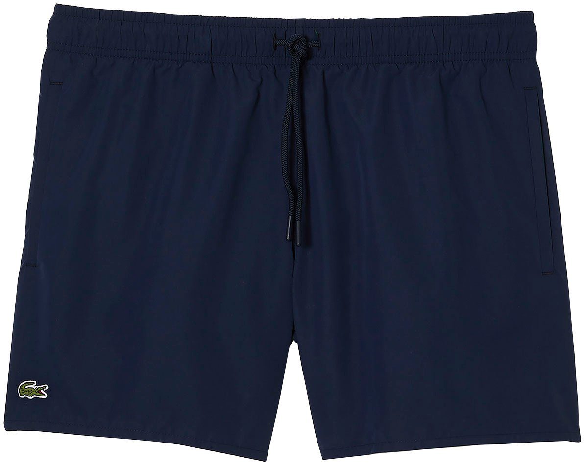 Lacoste Badeshorts mit elastischen Bund günstig online kaufen