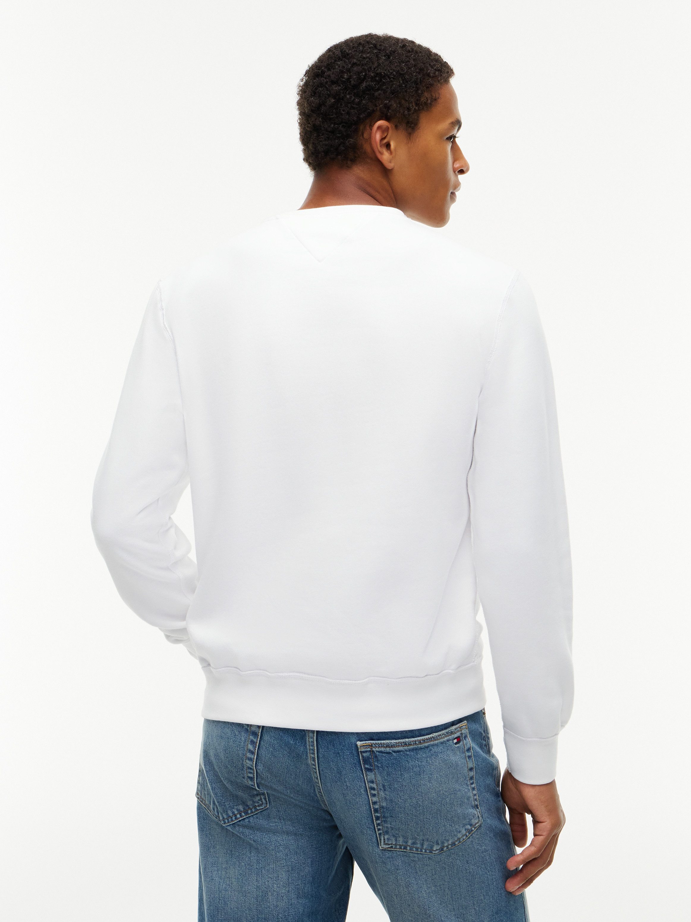 Tommy Hilfiger Sweatshirt ESSENTIAL FLEECE CREWNECK mit Tommy Hilfiger Logostickerei, Regular Fit