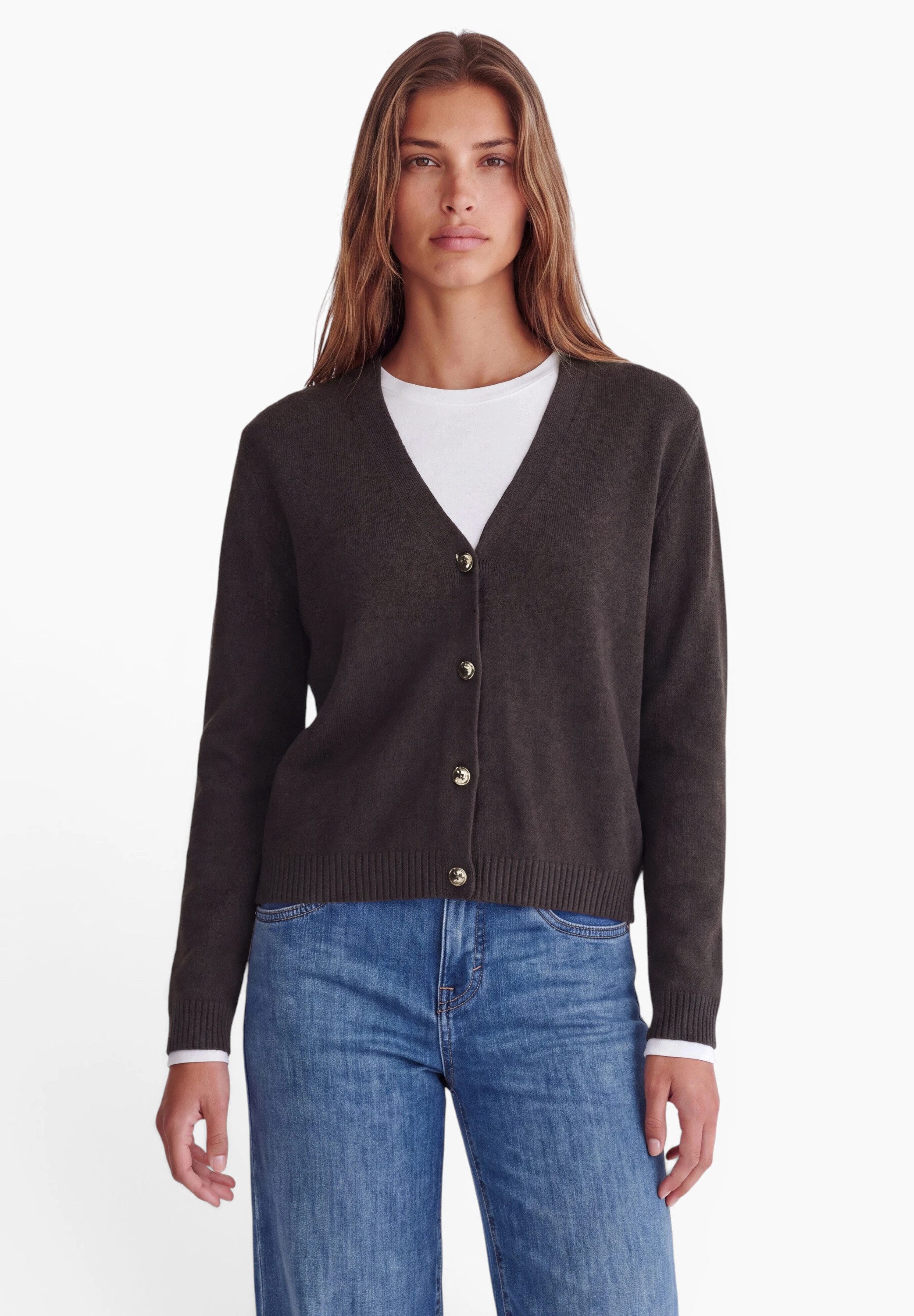STREET ONE STUDIO Cardigan mit V-Ausschnitt