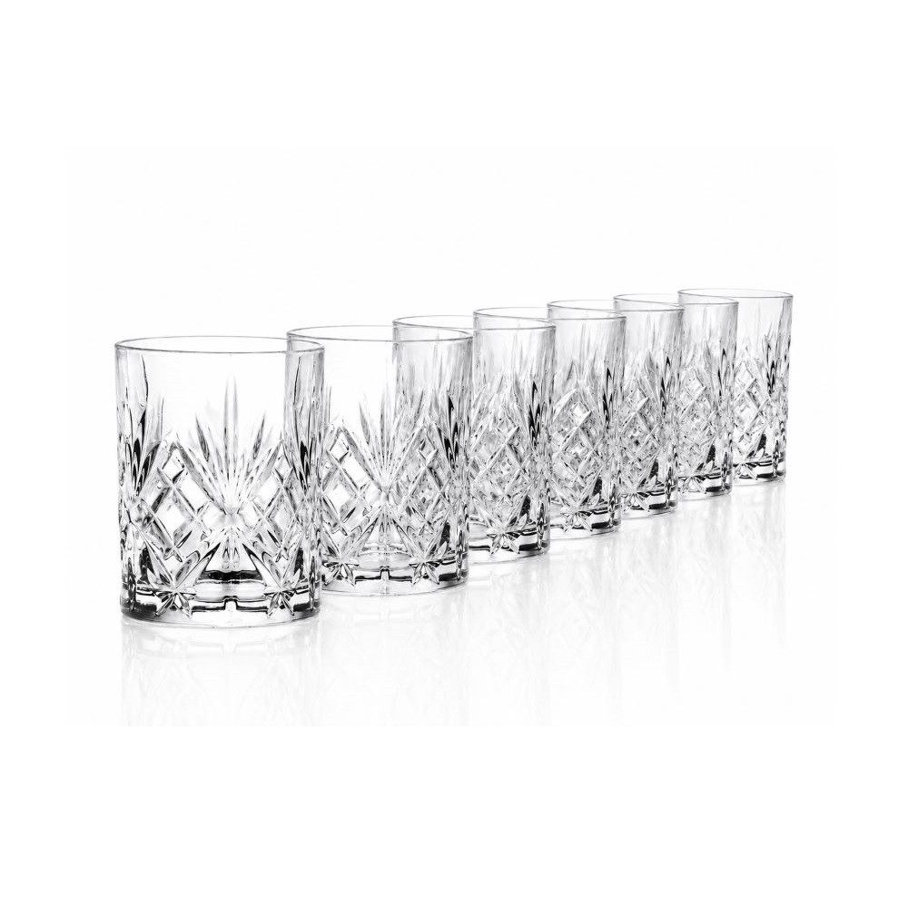 RCR Schnapsglas RCR Melodia Likörglas 80 ml 6er Set, Kristallglas
