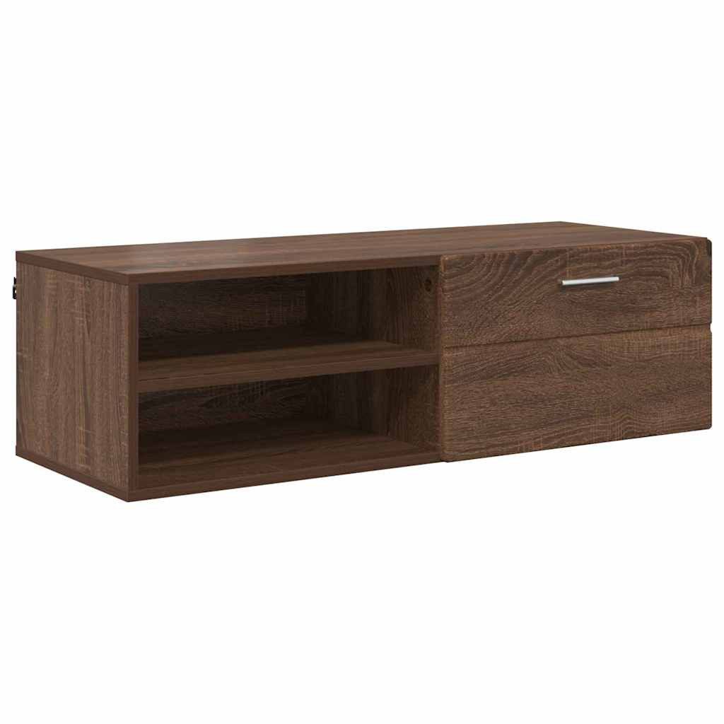 vidaXL Wohnzimmer-Set TV-Schränk Braune Eiche 100.5 günstig online kaufen