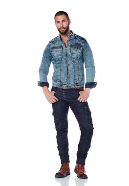 Cipo & Baxx Jeansjacke in lässiger Denim-Optik