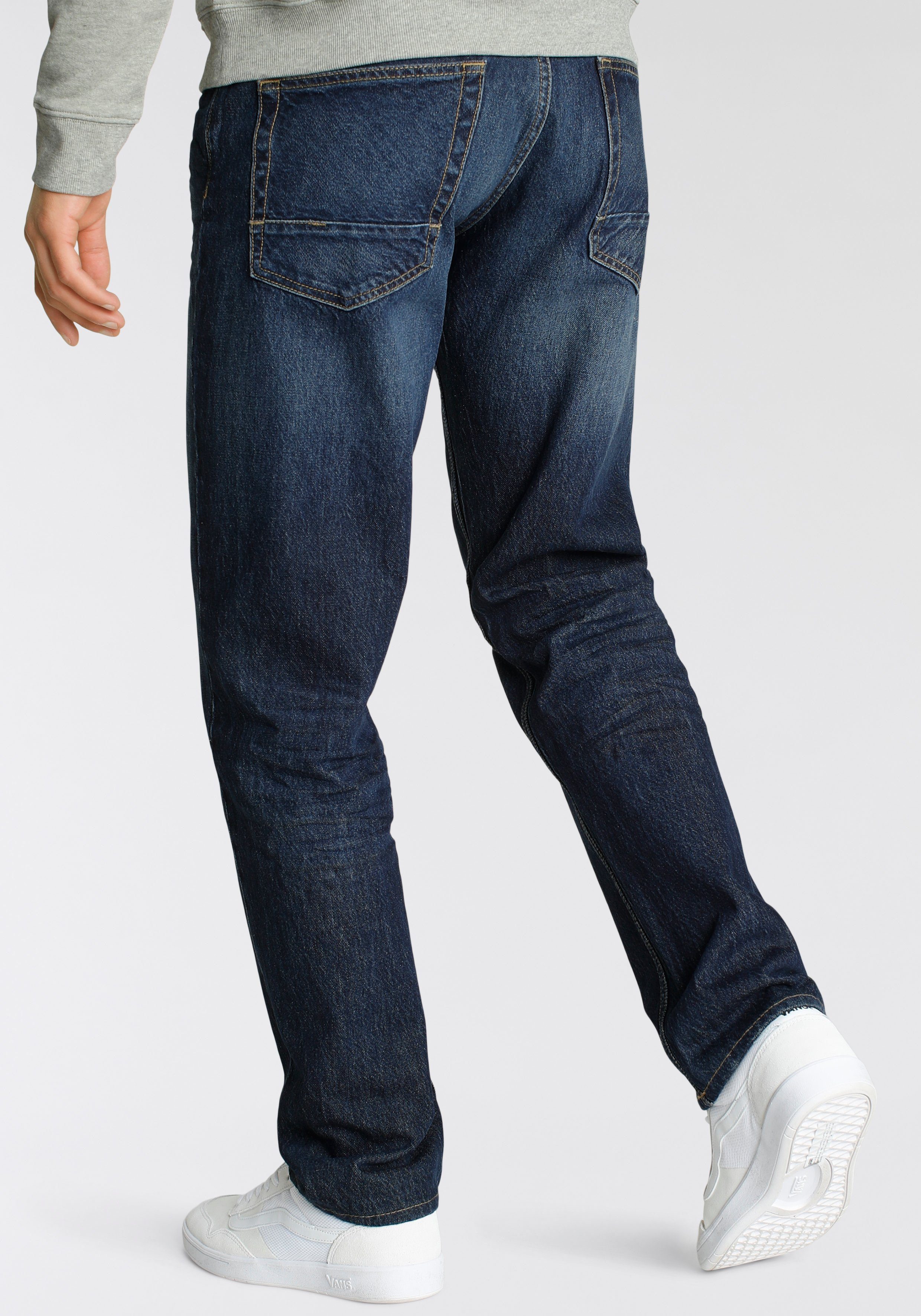 Ökologische, AlecAK Wash wassersparende Loose-fit-Jeans Ozon durch Alife & dark Kickin blue Produktion