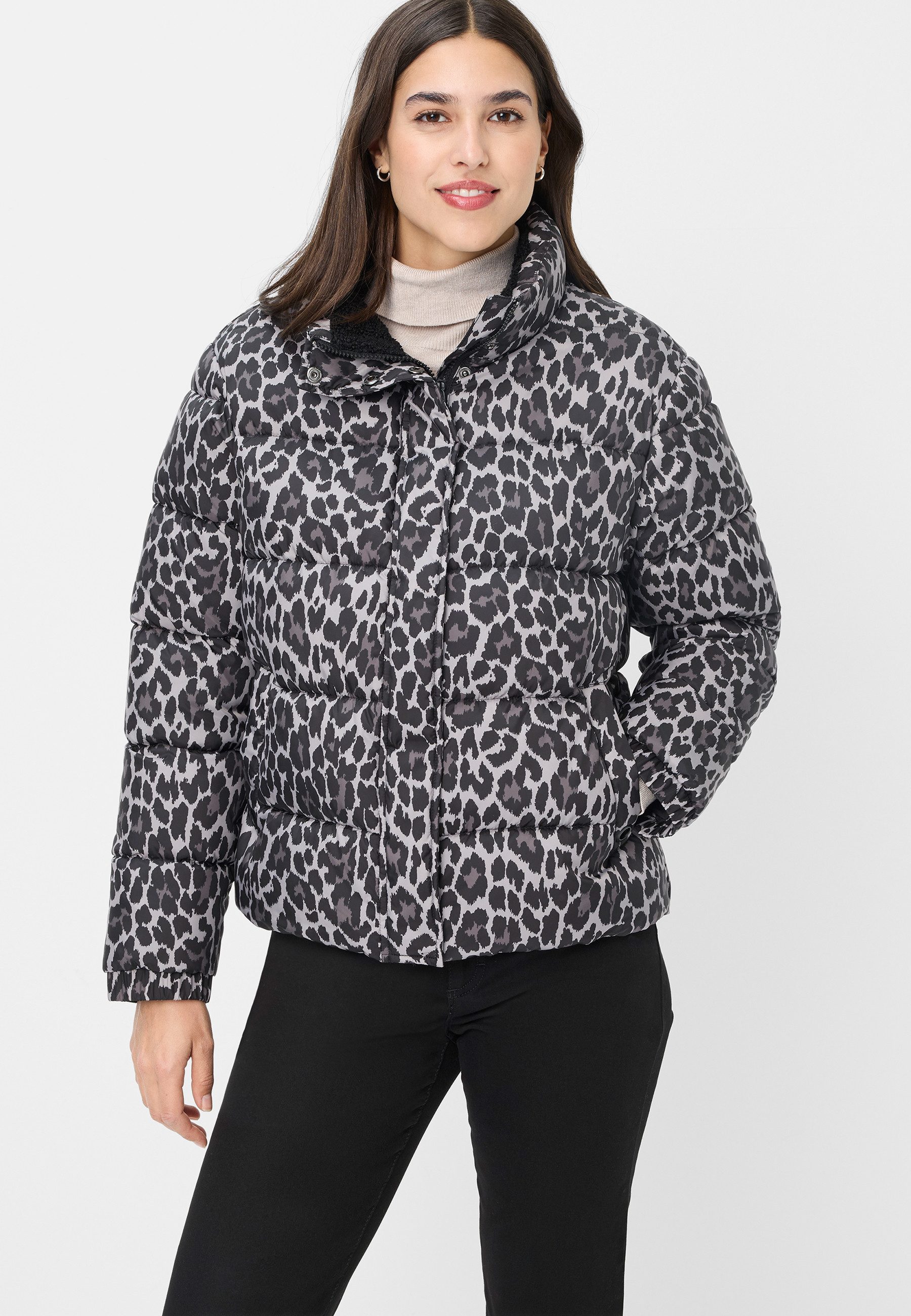 Fuchs Schmitt Steppjacke mit Animalprint günstig online kaufen
