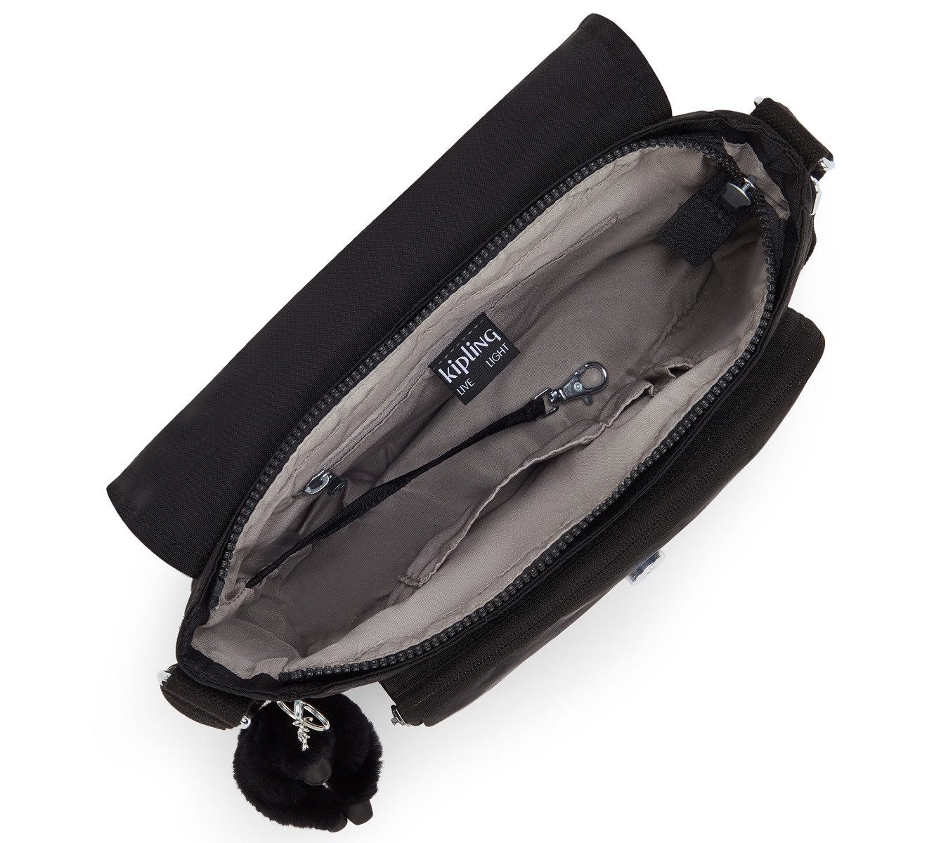 KIPLING Umhängetasche Dalma 5 Liter (ein Stück, 1-tlg., ca. B/H/T 28/19/8 cm), Kipling-Affe